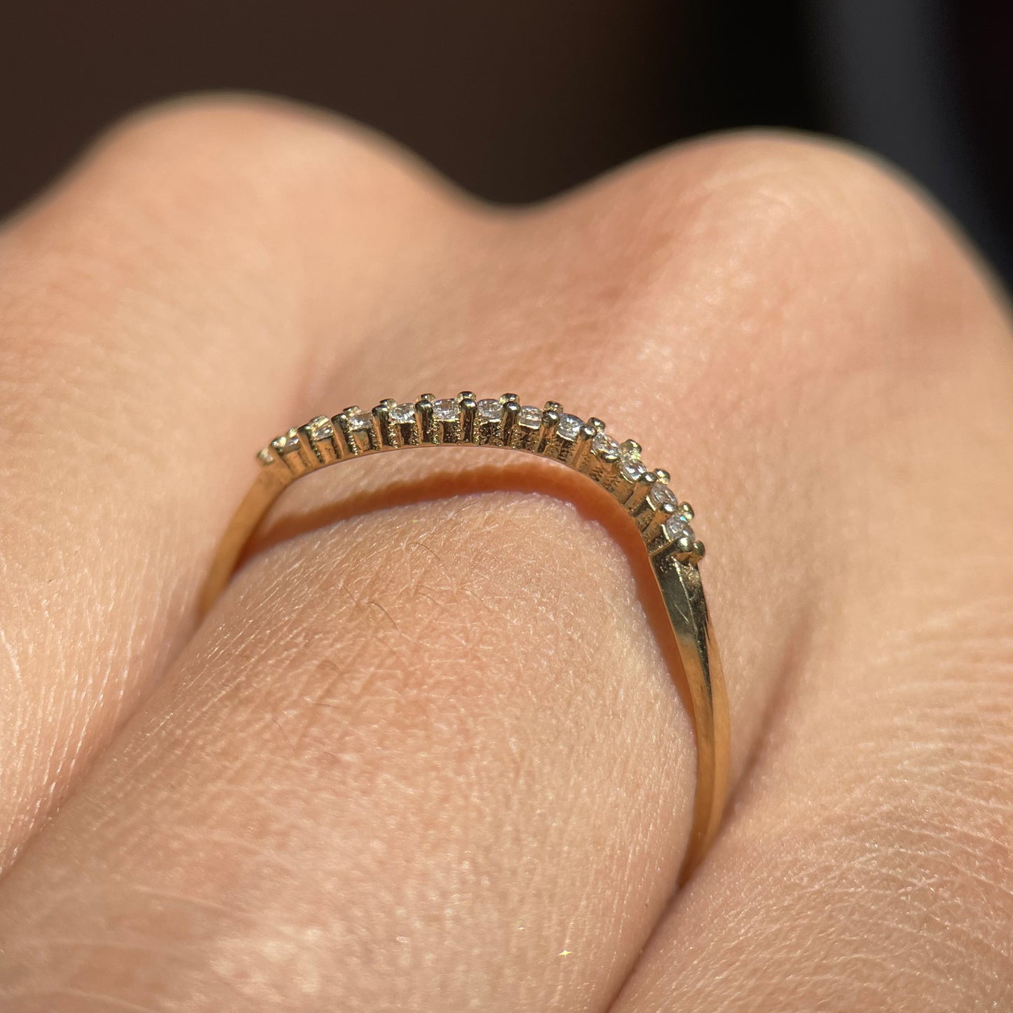 Anillo de compromiso en oro