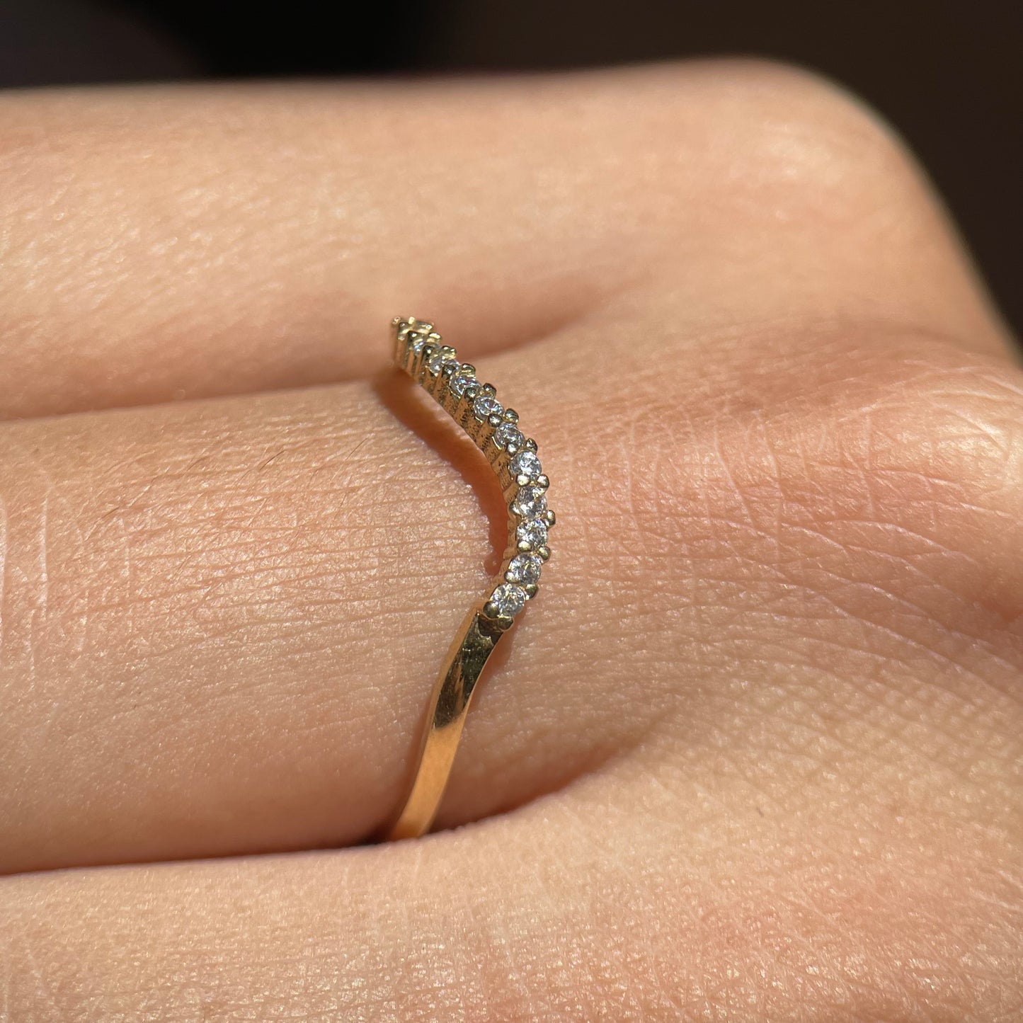 Anillo de compromiso en oro