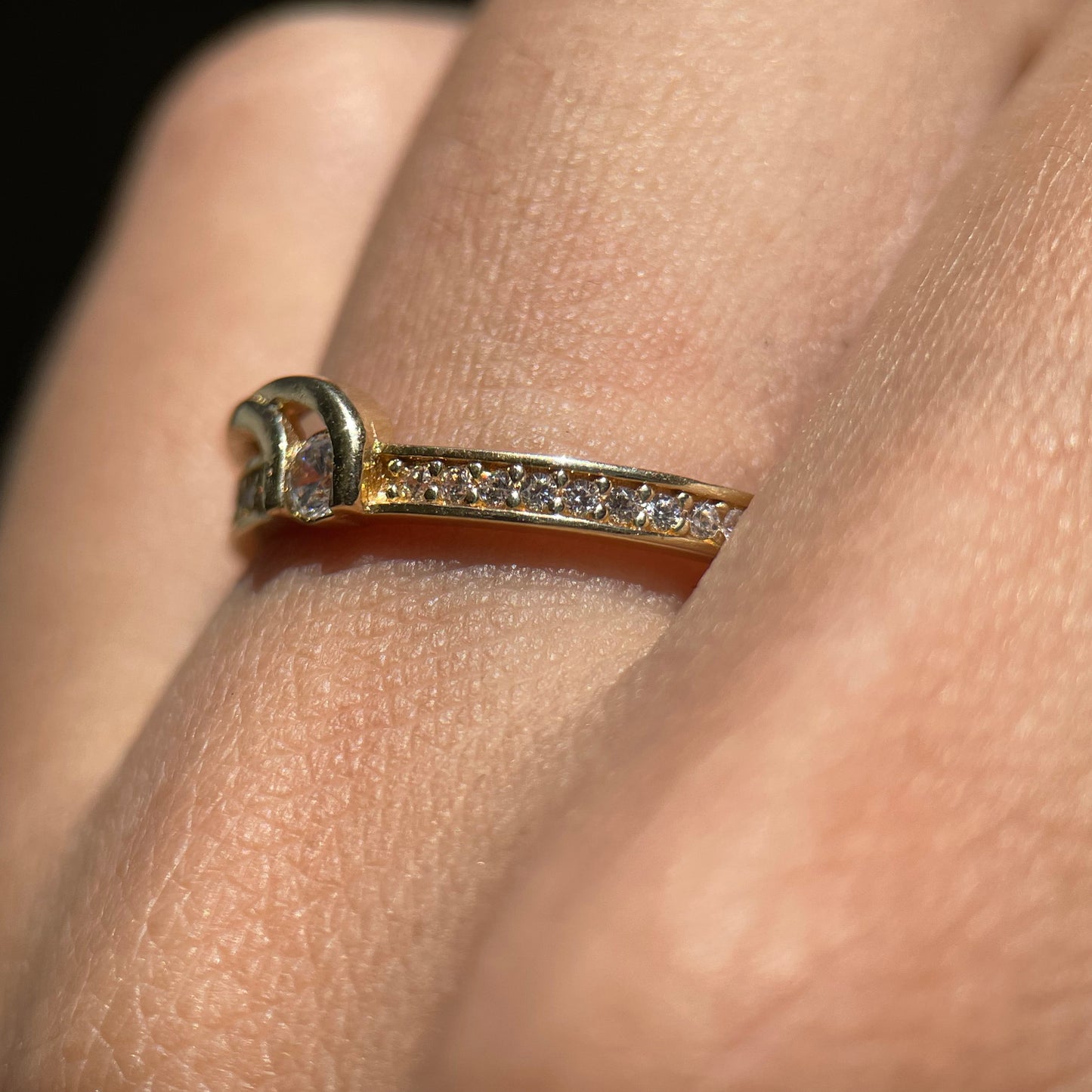 Anillo de compromiso en oro