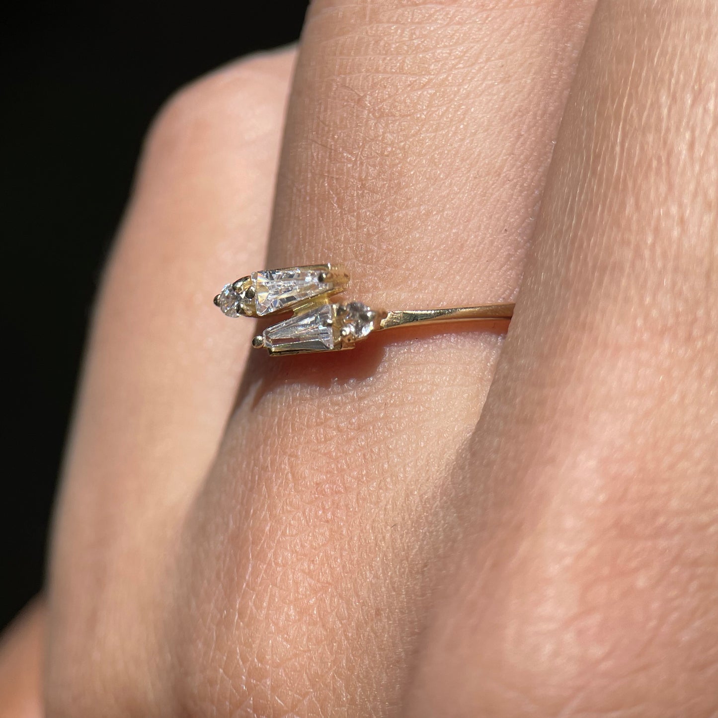 Anillo de compromiso en oro