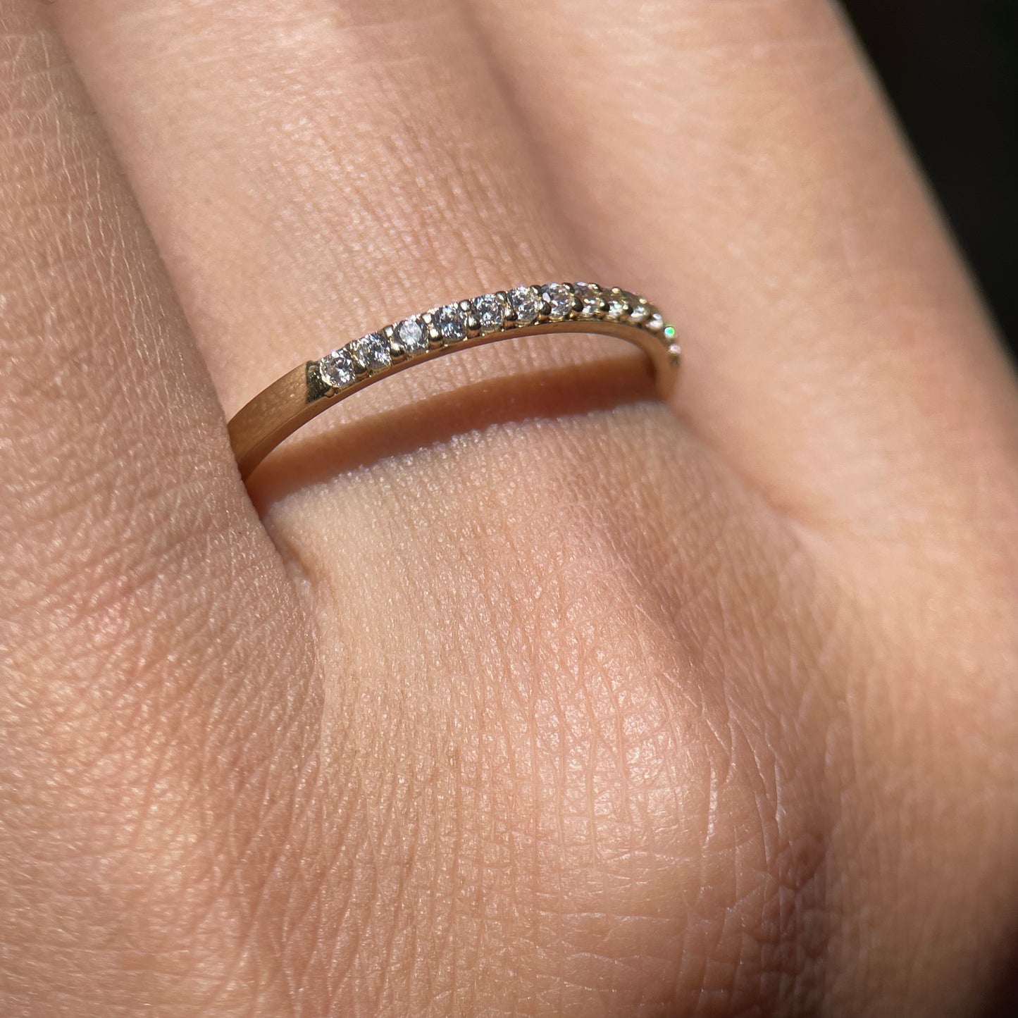 Anillo de compromiso en oro