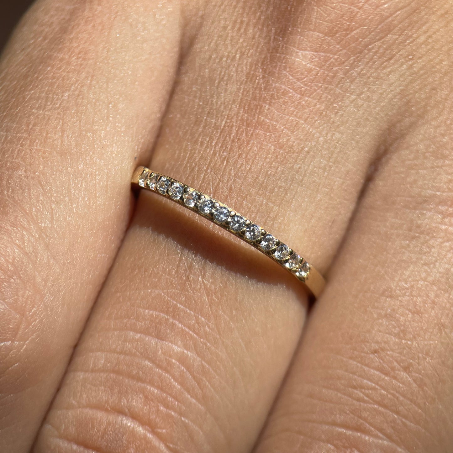 Anillo de compromiso en oro