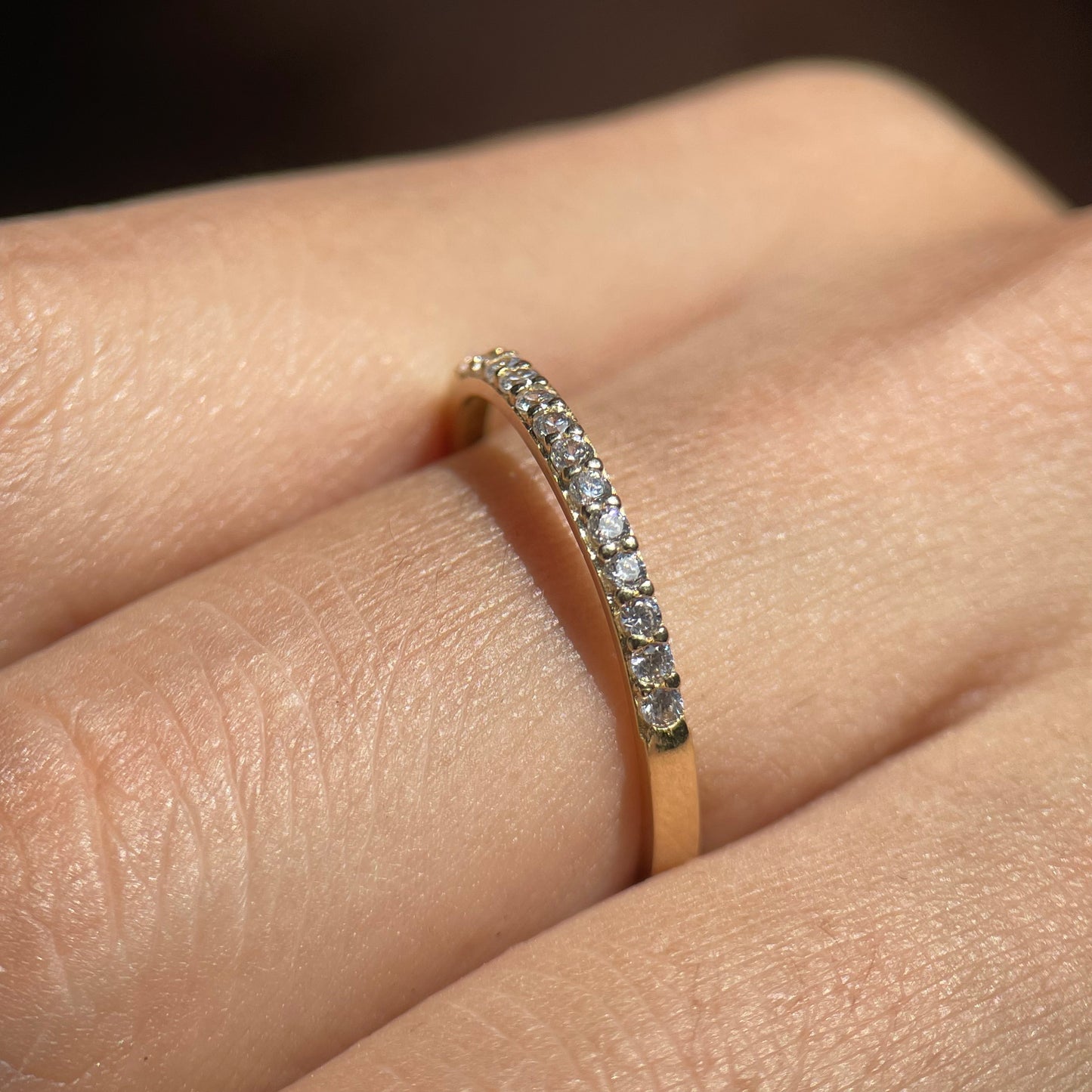 Anillo de compromiso en oro