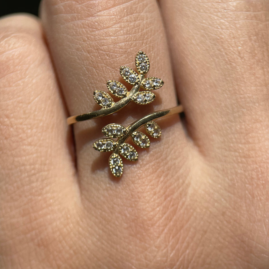 Anillo de compromiso en oro