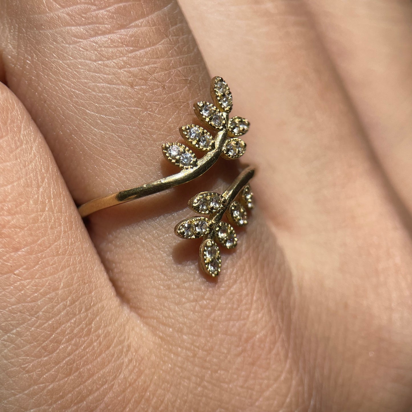 Anillo de compromiso en oro