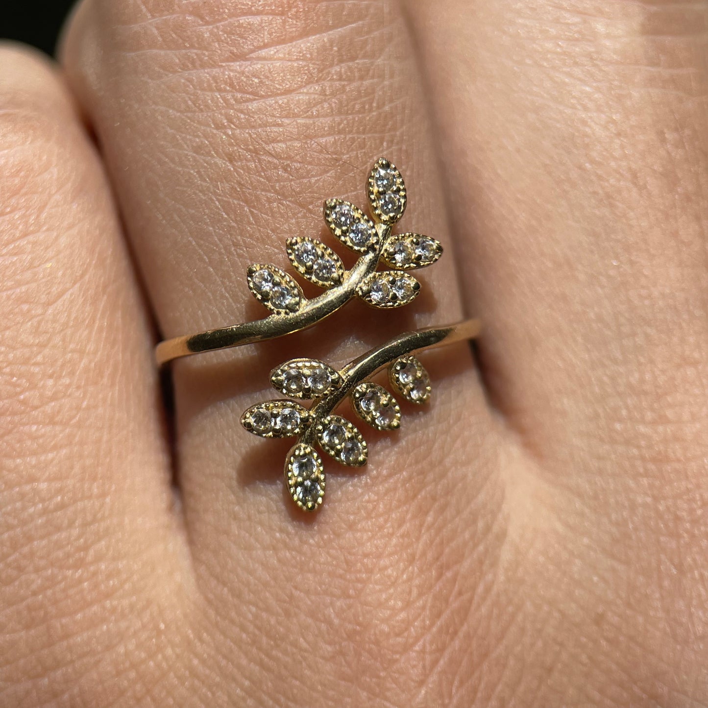 Anillo de compromiso en oro