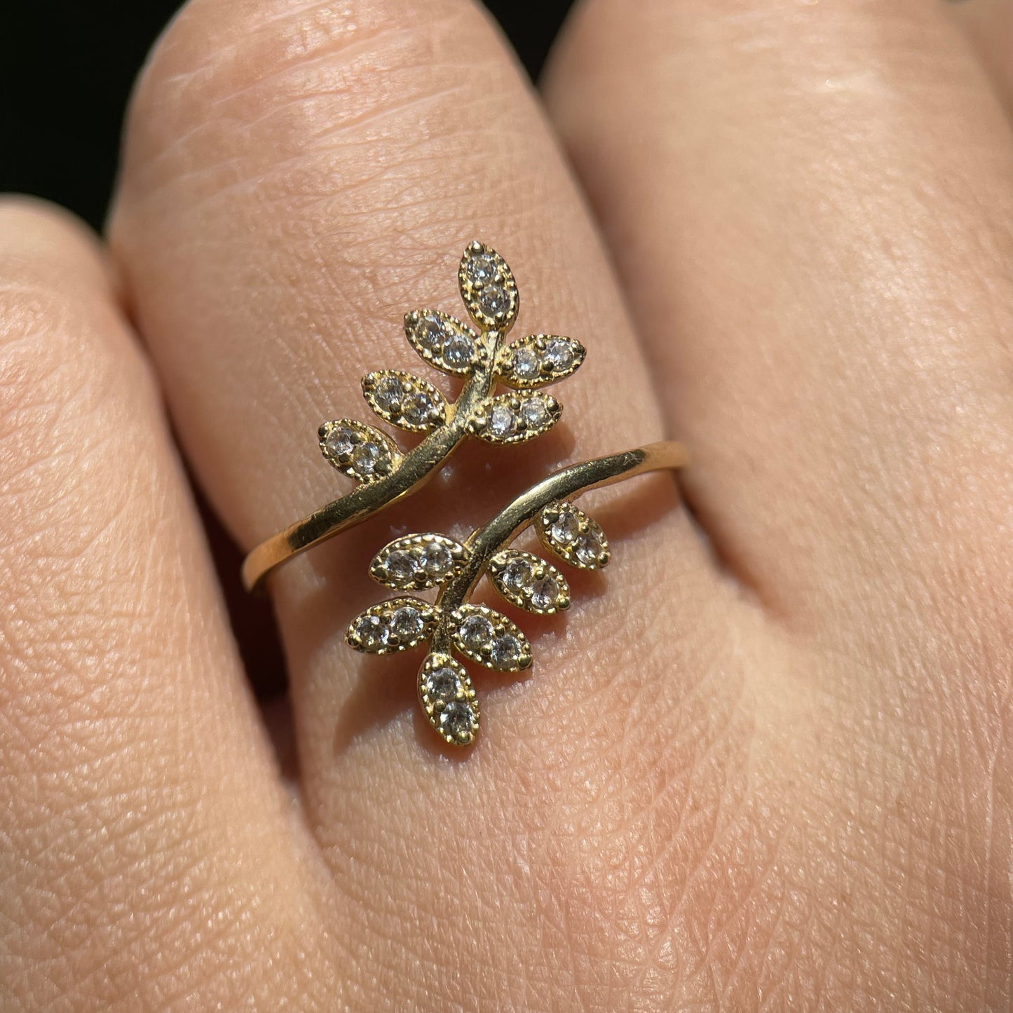 Anillo de compromiso en oro