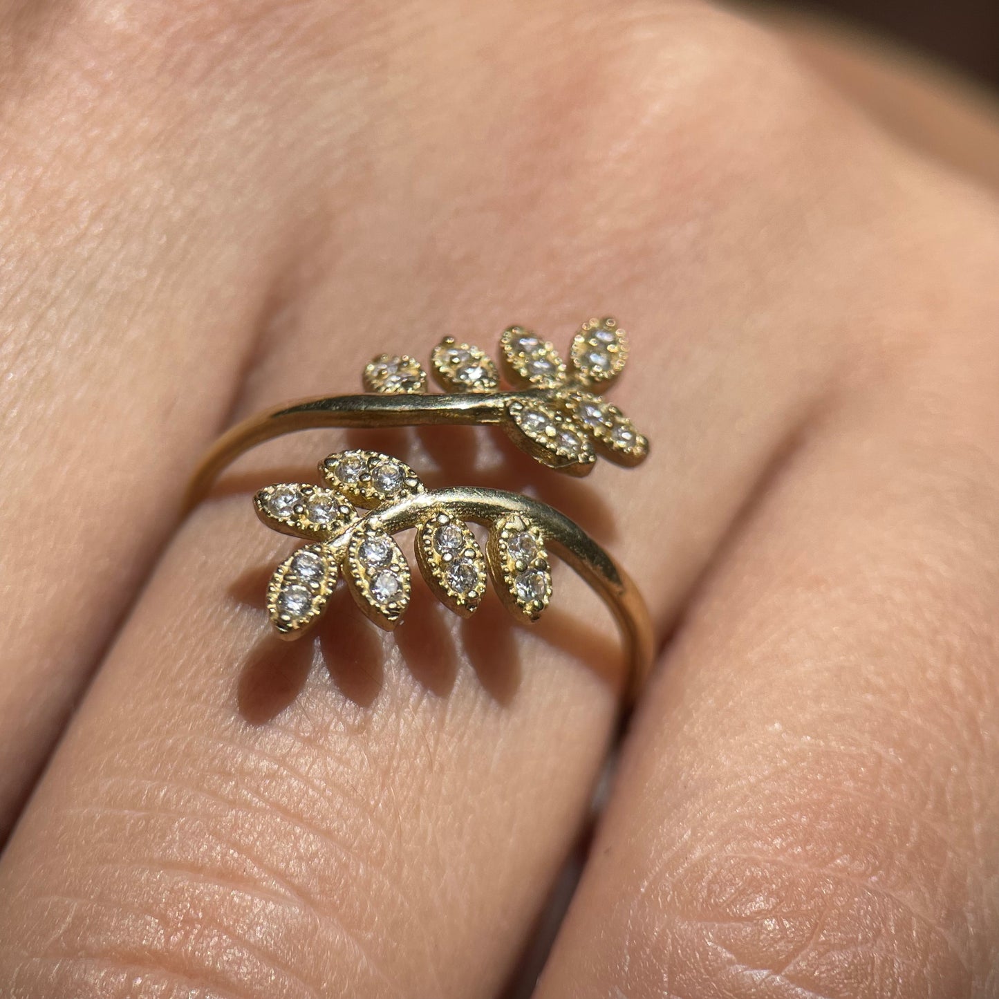 Anillo de compromiso en oro