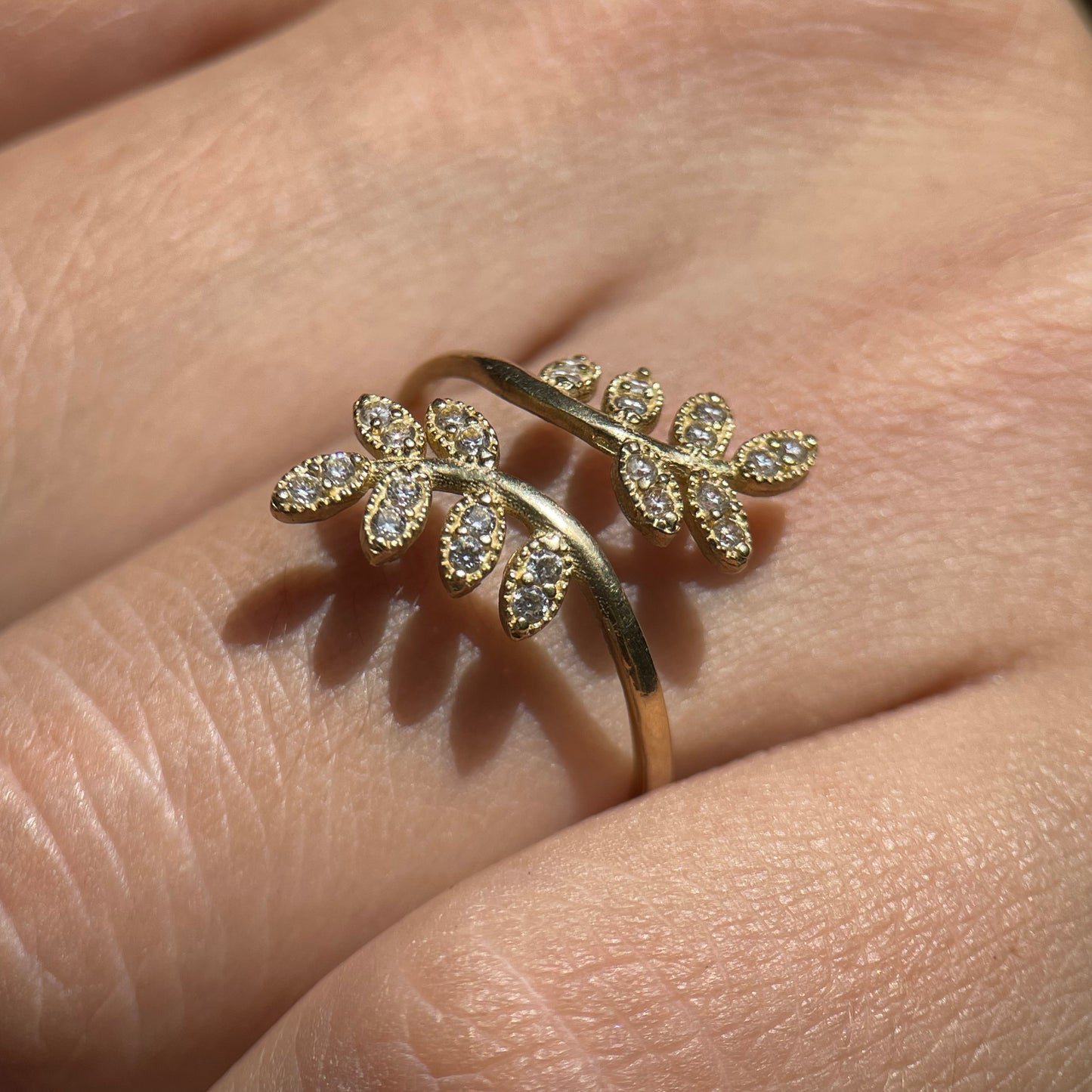 Anillo de compromiso en oro
