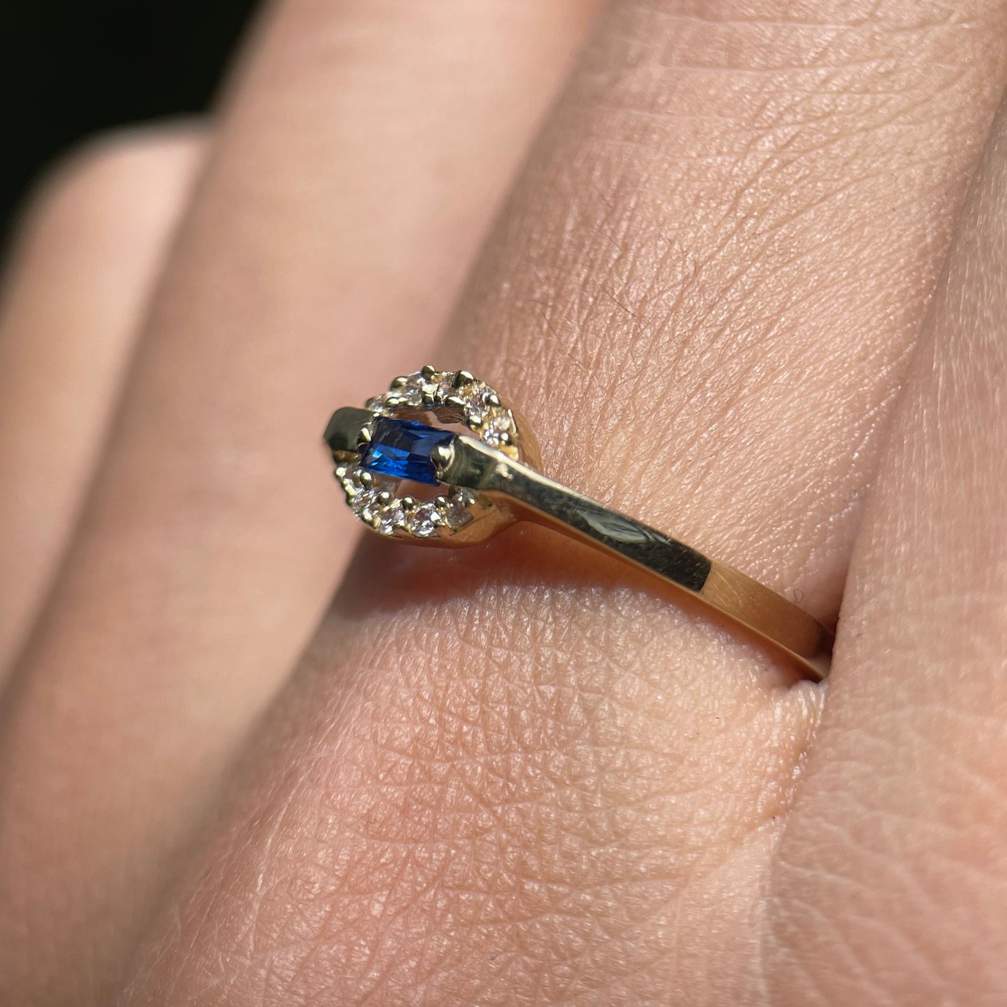 Anillo de compromiso en oro
