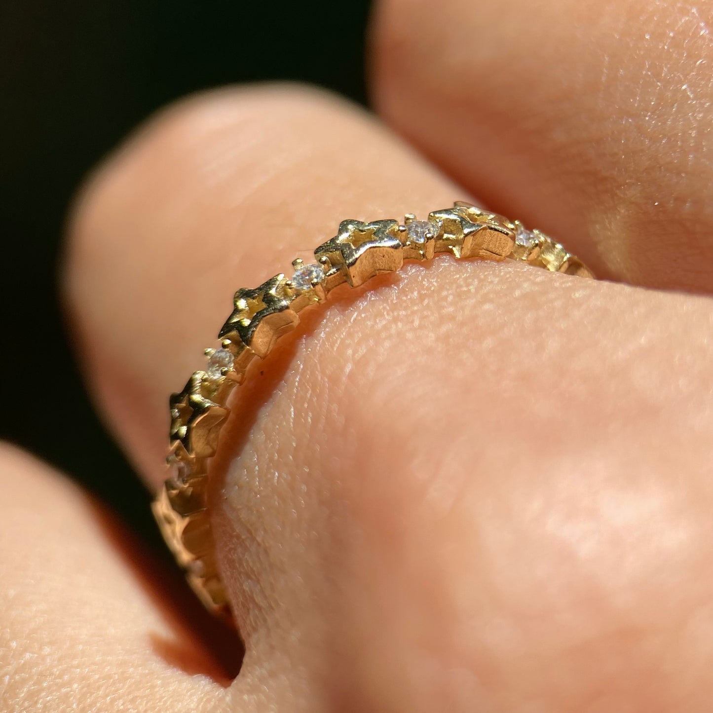 Anillo de compromiso en oro