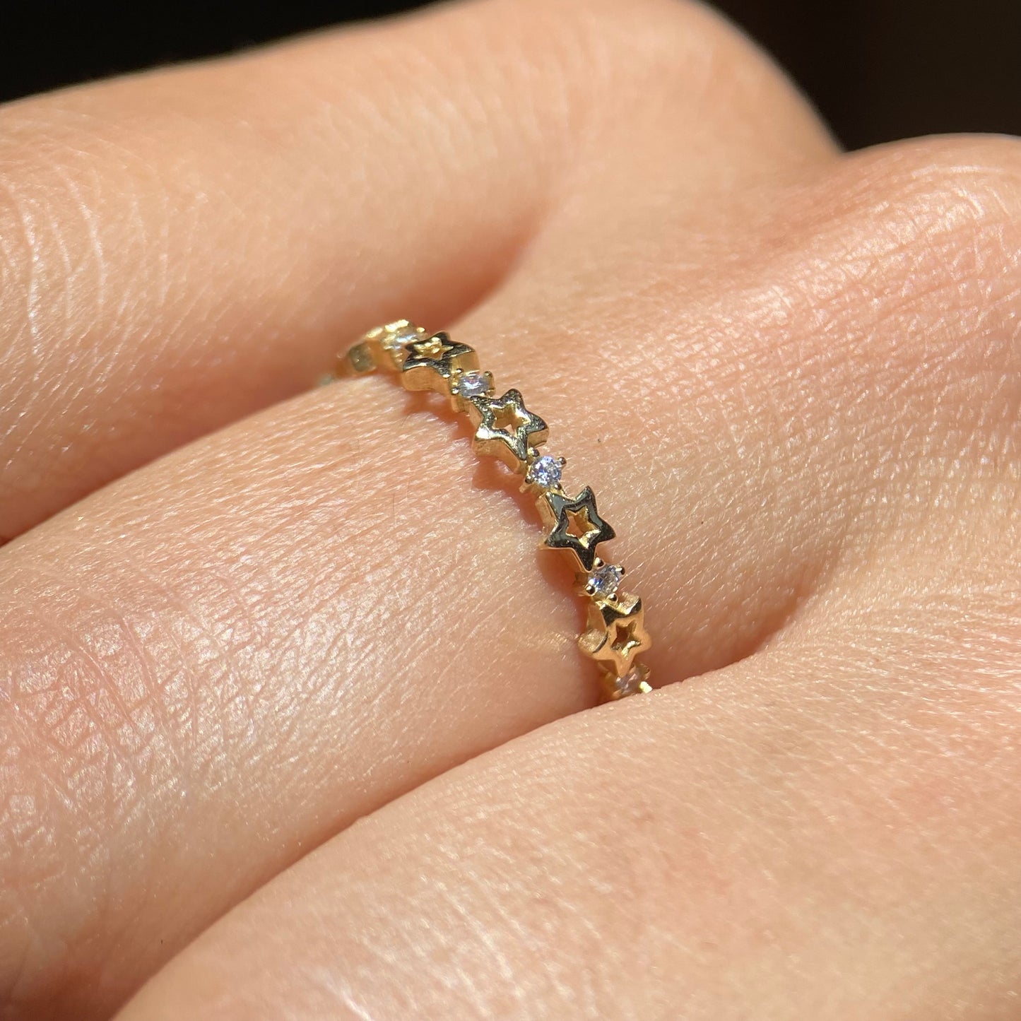 Anillo de compromiso en oro