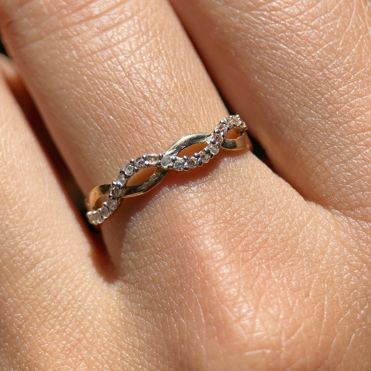 Promise ring in 10k Yellow Gold Cod: MAN122