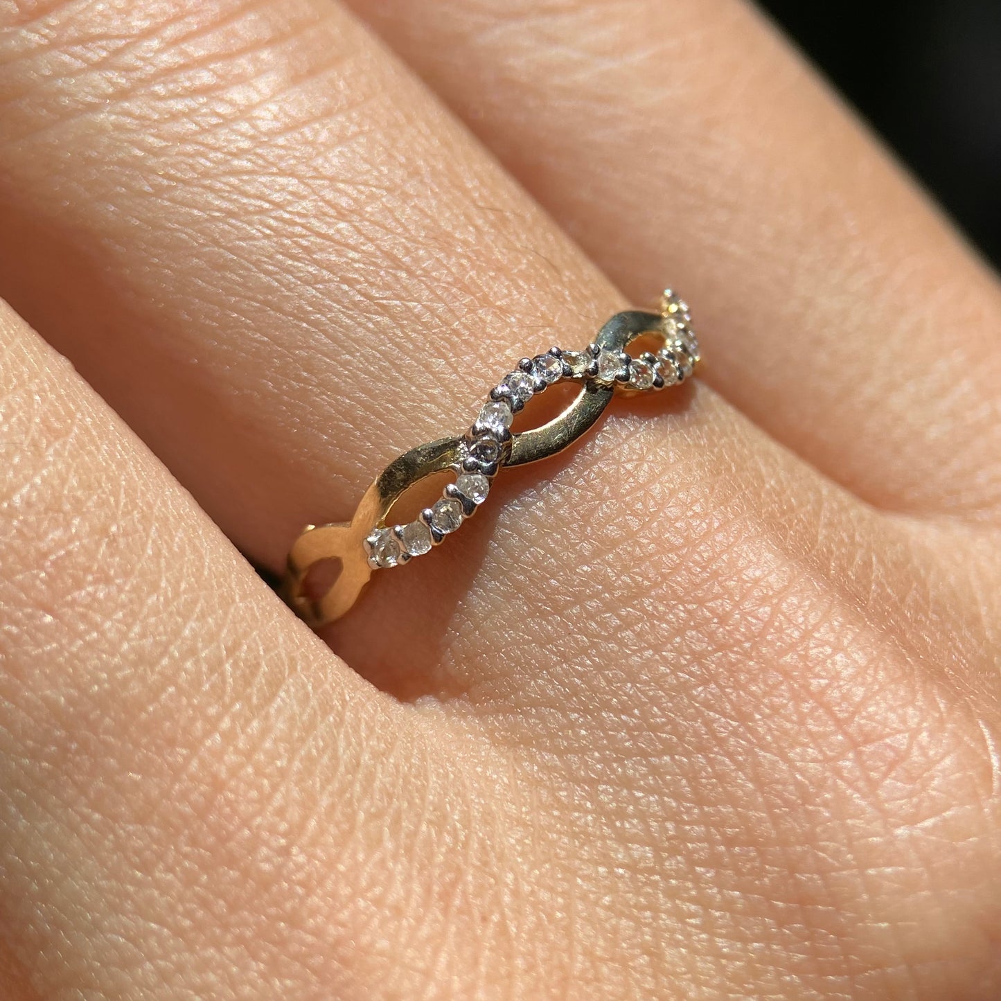 Promise ring in 10k Yellow Gold Cod: MAN122
