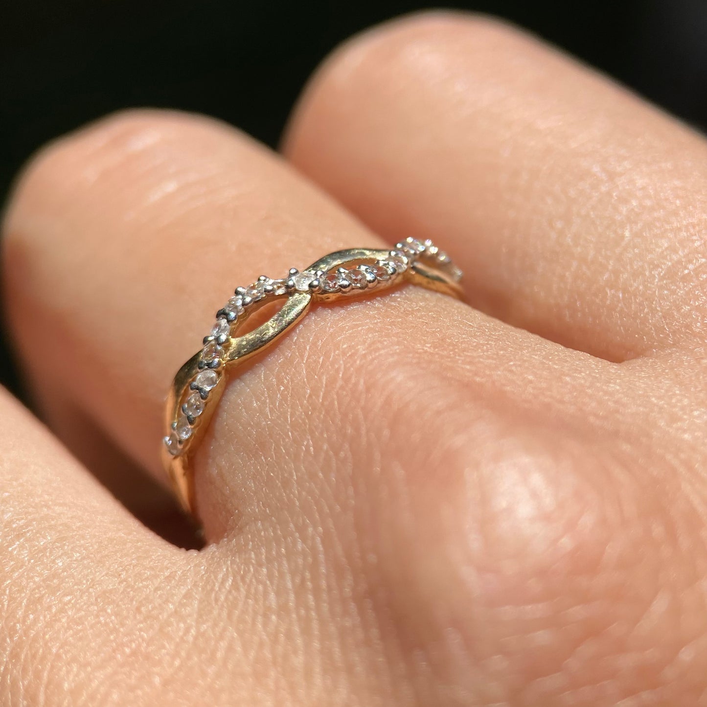 Promise ring in 10k Yellow Gold Cod: MAN122
