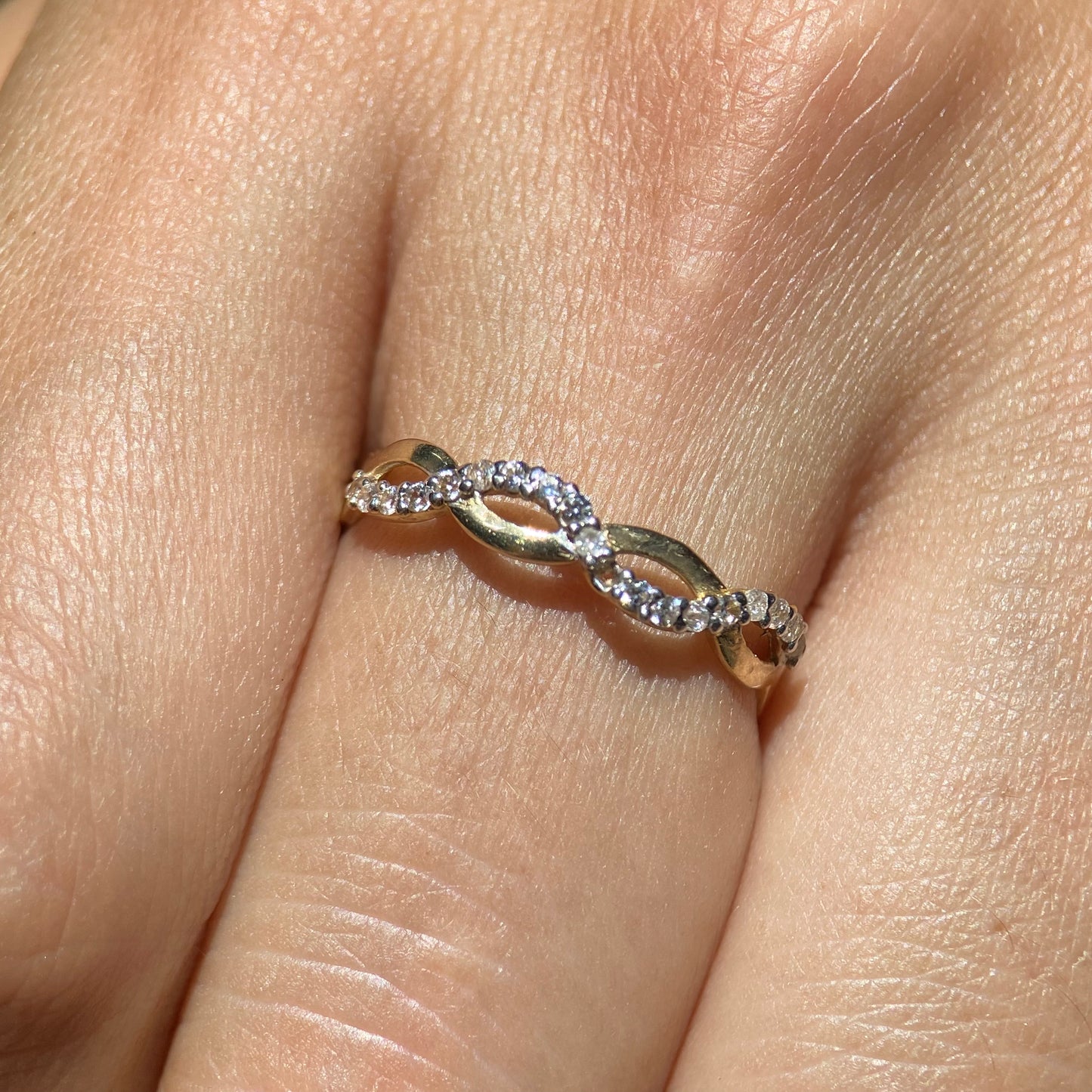 Promise ring in 10k Yellow Gold Cod: MAN122