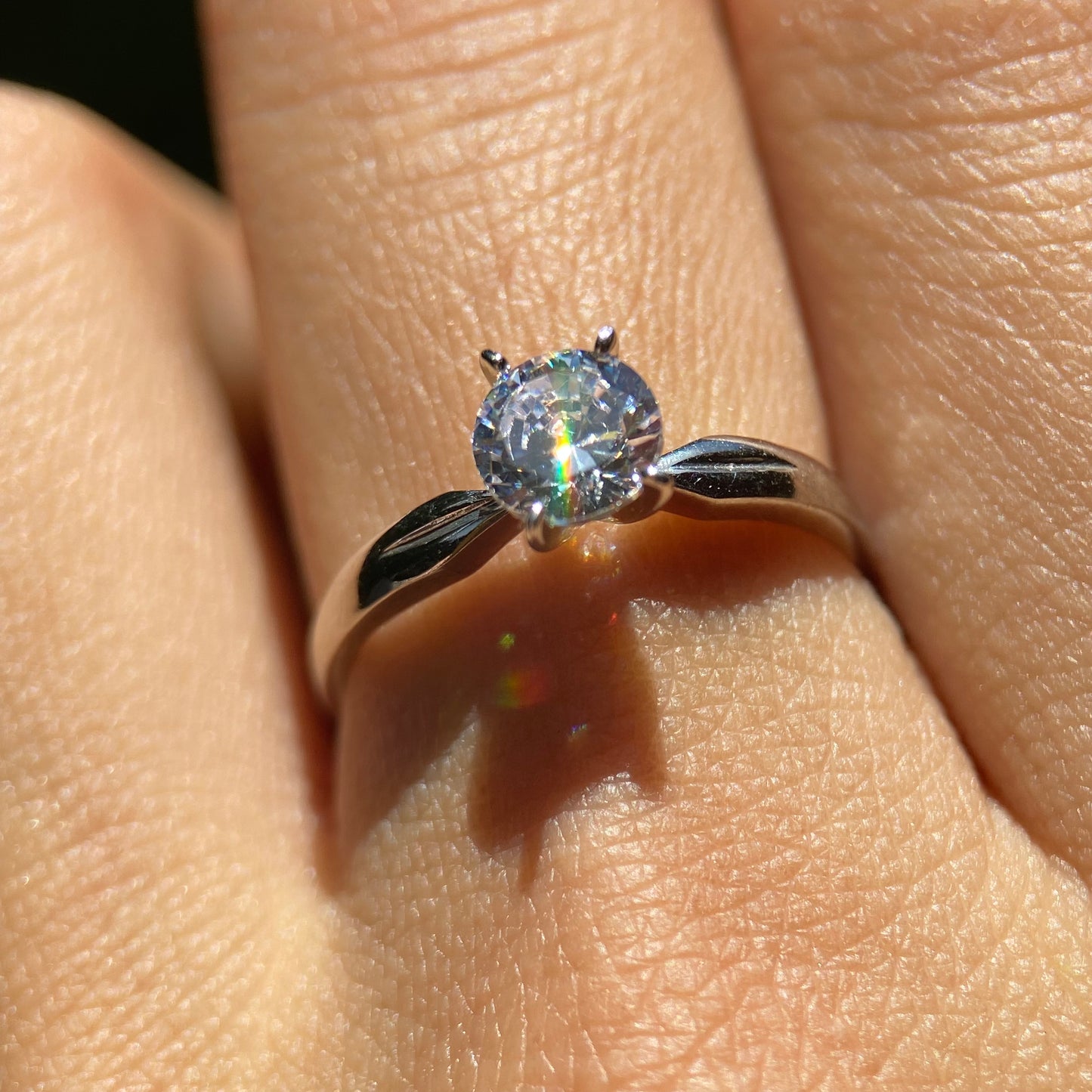 Anillo de compromiso en oro