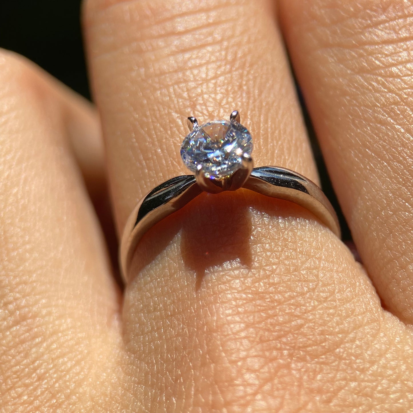 Anillo de compromiso en oro