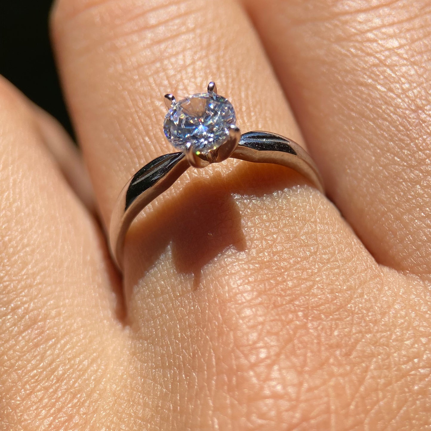 Anillo de compromiso en oro