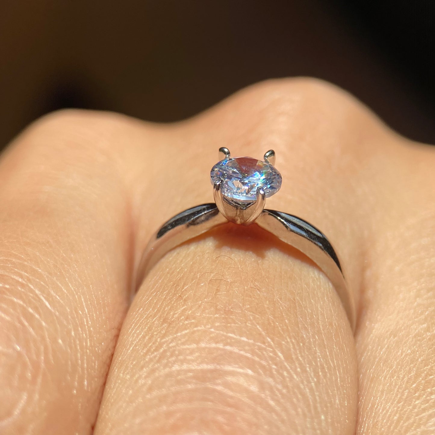 Anillo de compromiso en oro