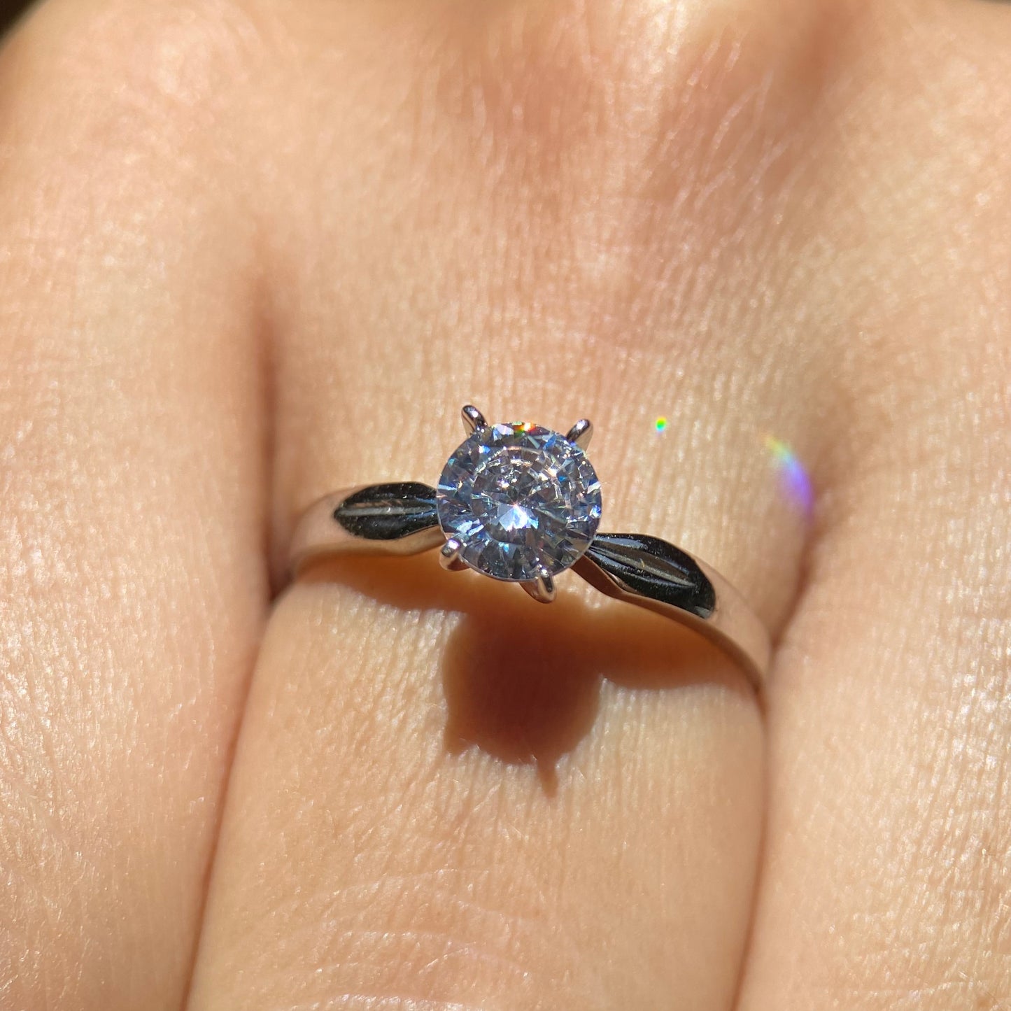 Anillo de compromiso en oro