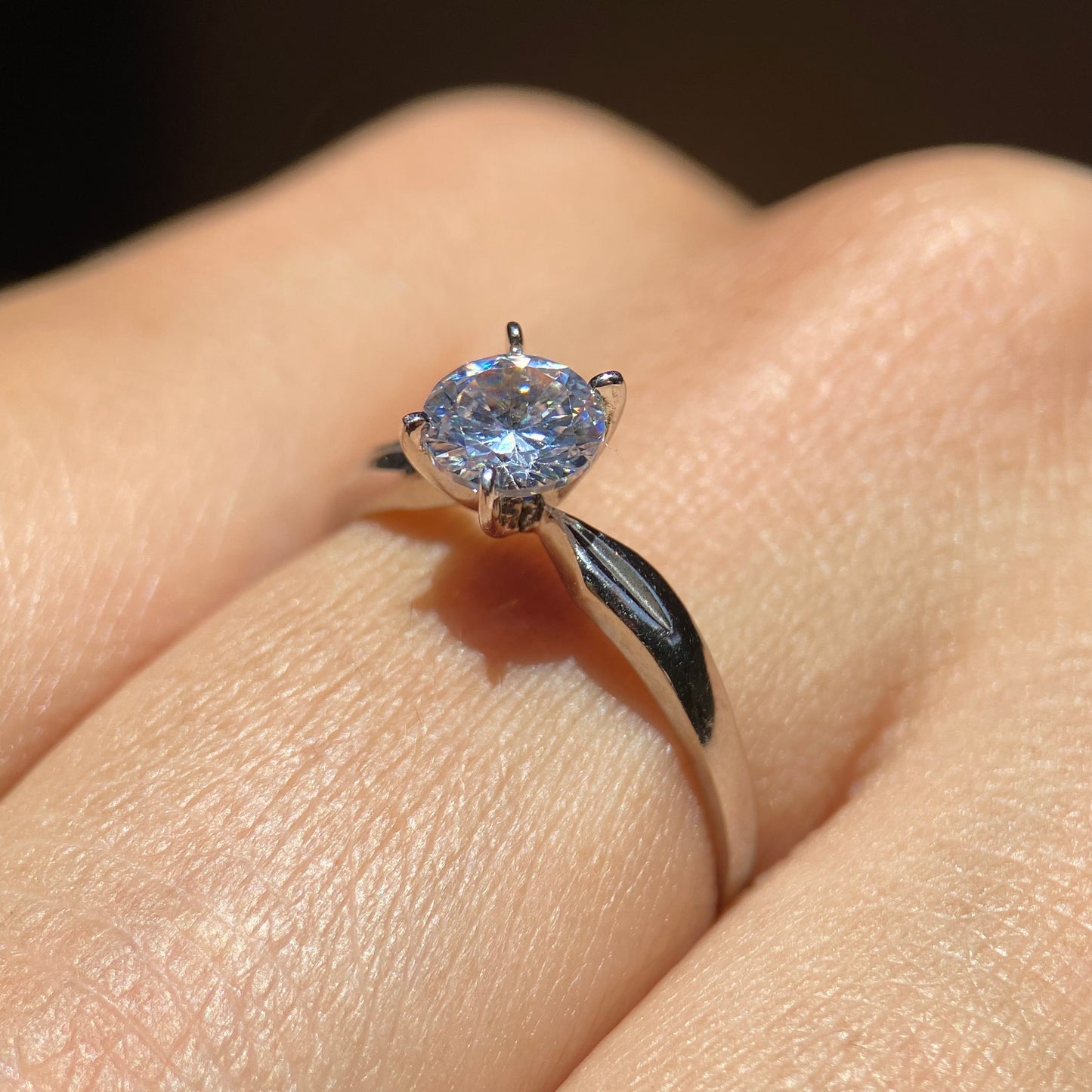 Anillo de compromiso en oro