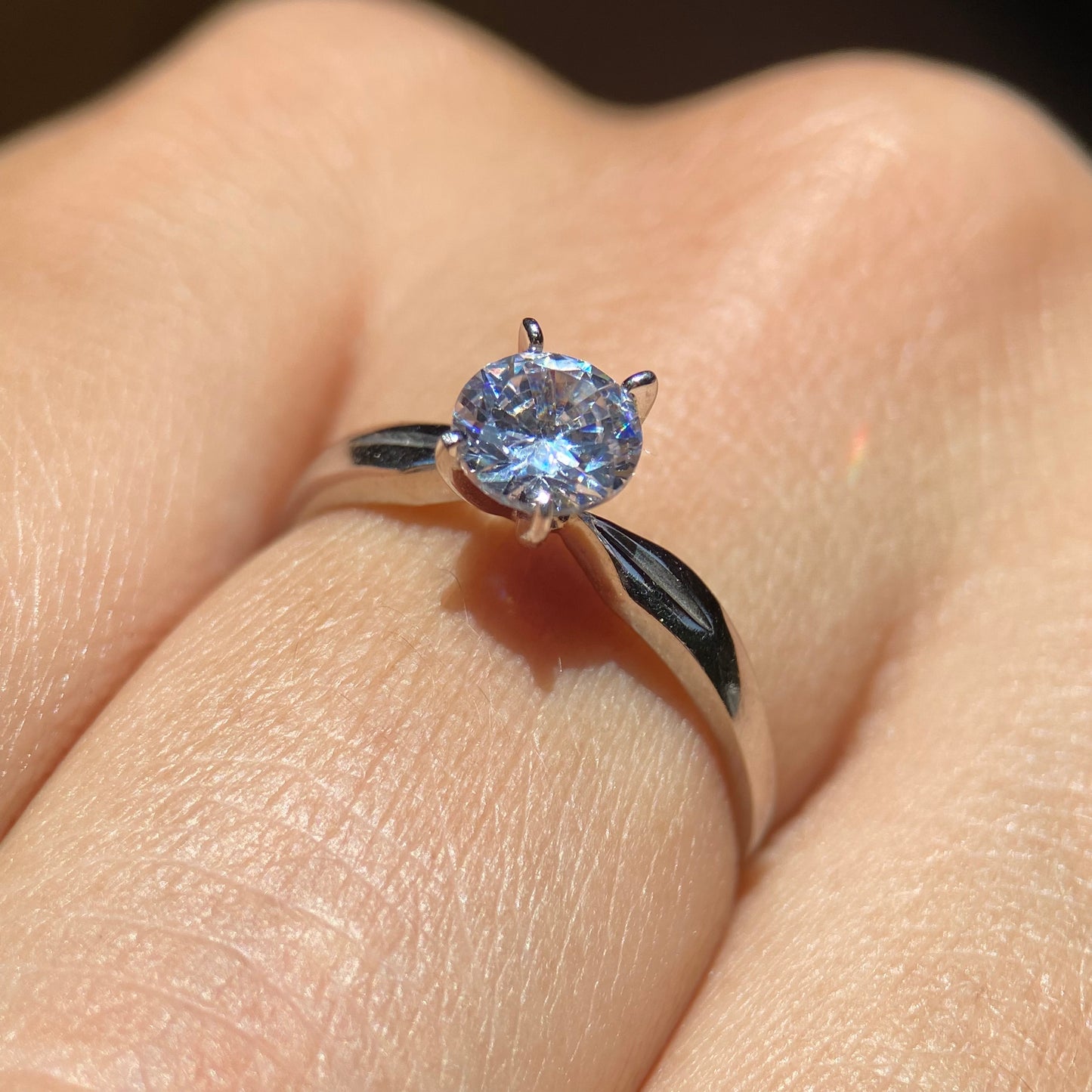 Anillo de compromiso en oro