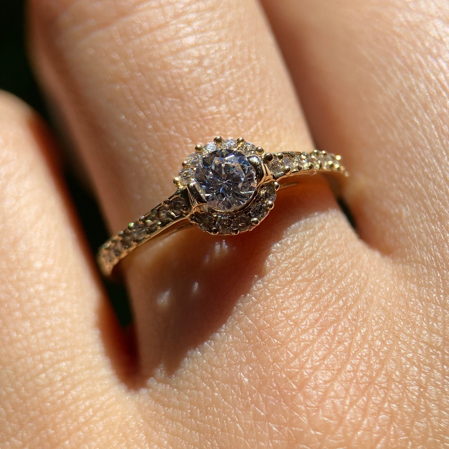 10k Yellow Gold Engagement Ring Cod: MAN124
