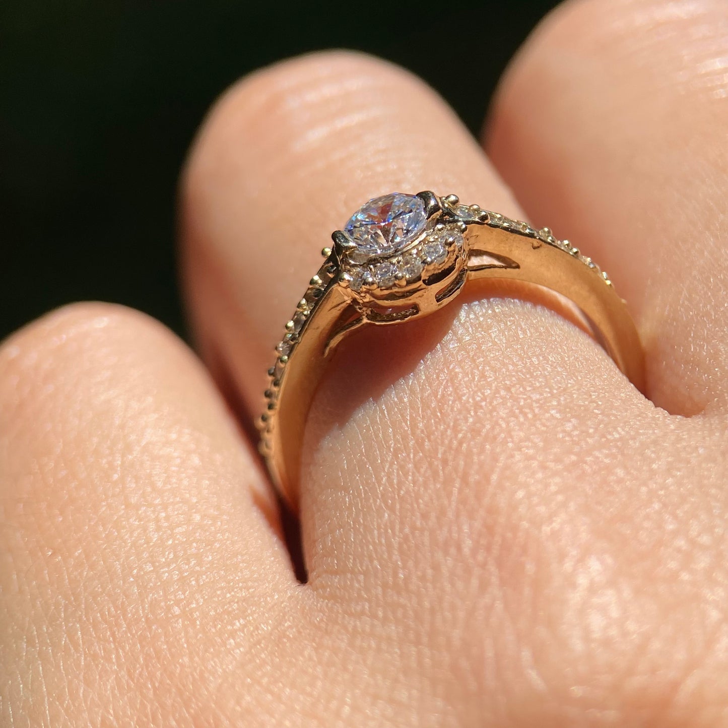 10k Yellow Gold Engagement Ring Cod: MAN124