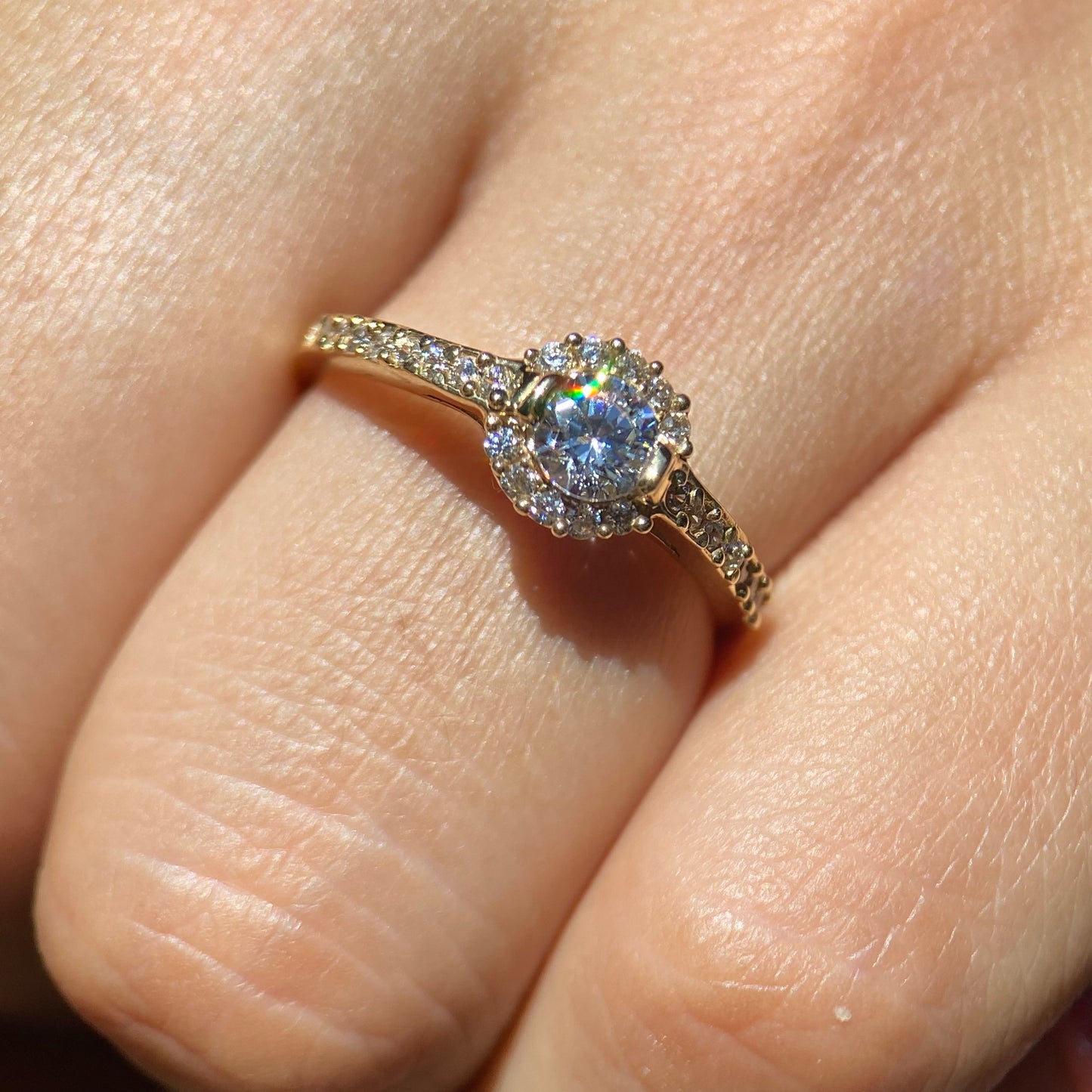 10k Yellow Gold Engagement Ring Cod: MAN124