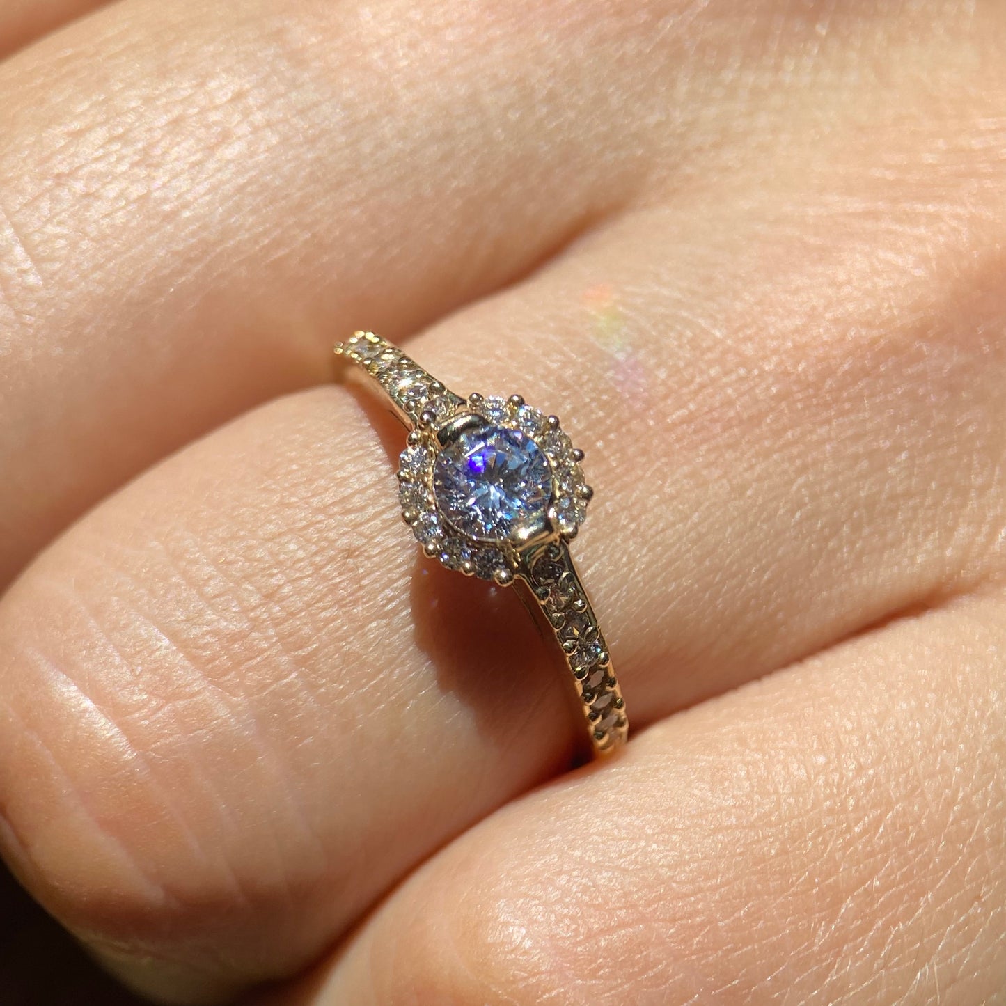 10k Yellow Gold Engagement Ring Cod: MAN124