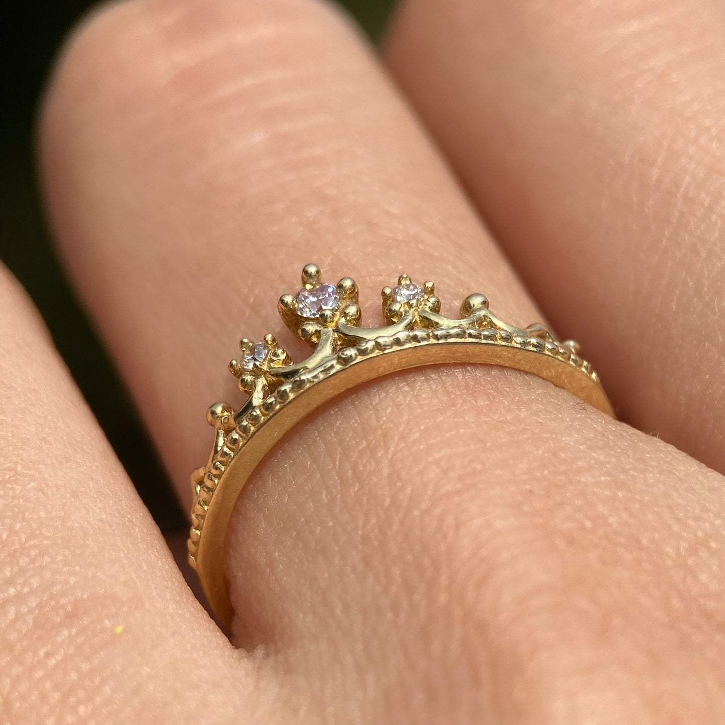 Anillo de compromiso en oro