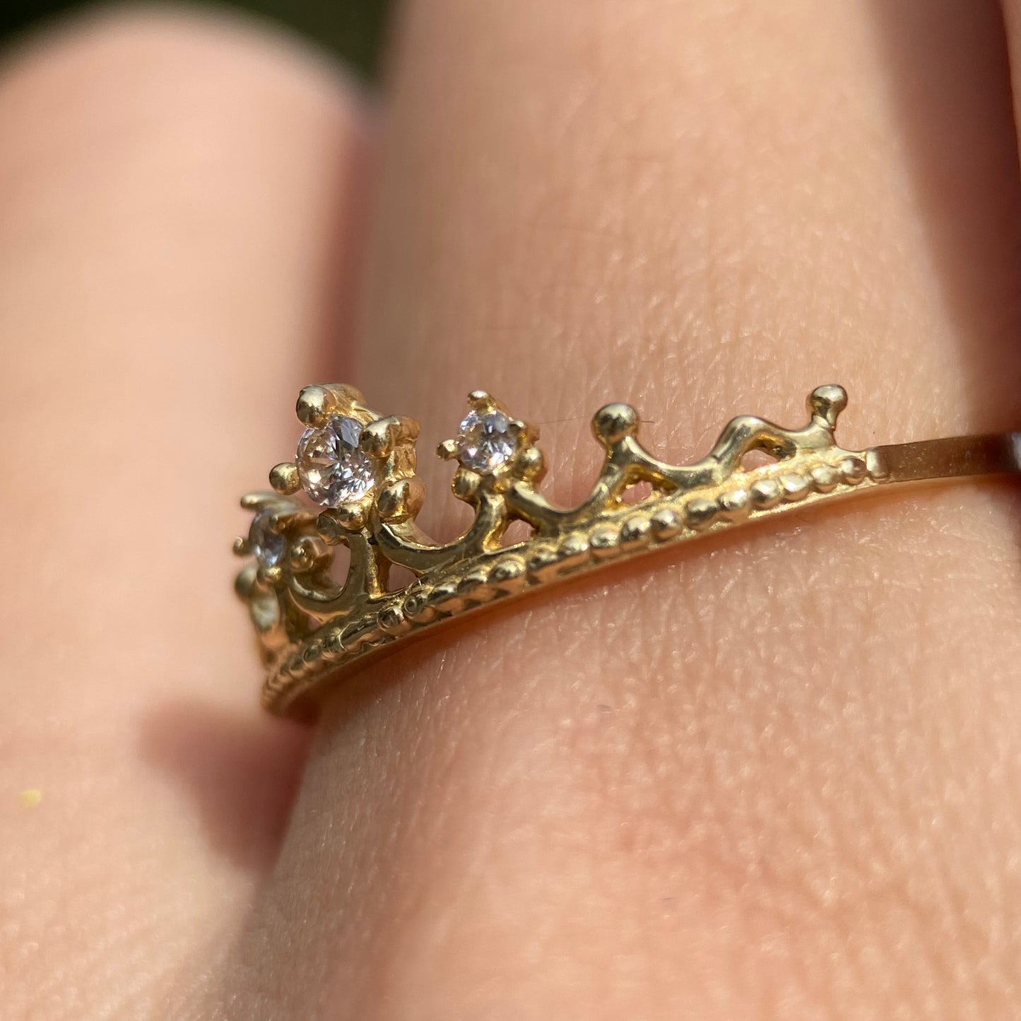 Anillo de compromiso en oro