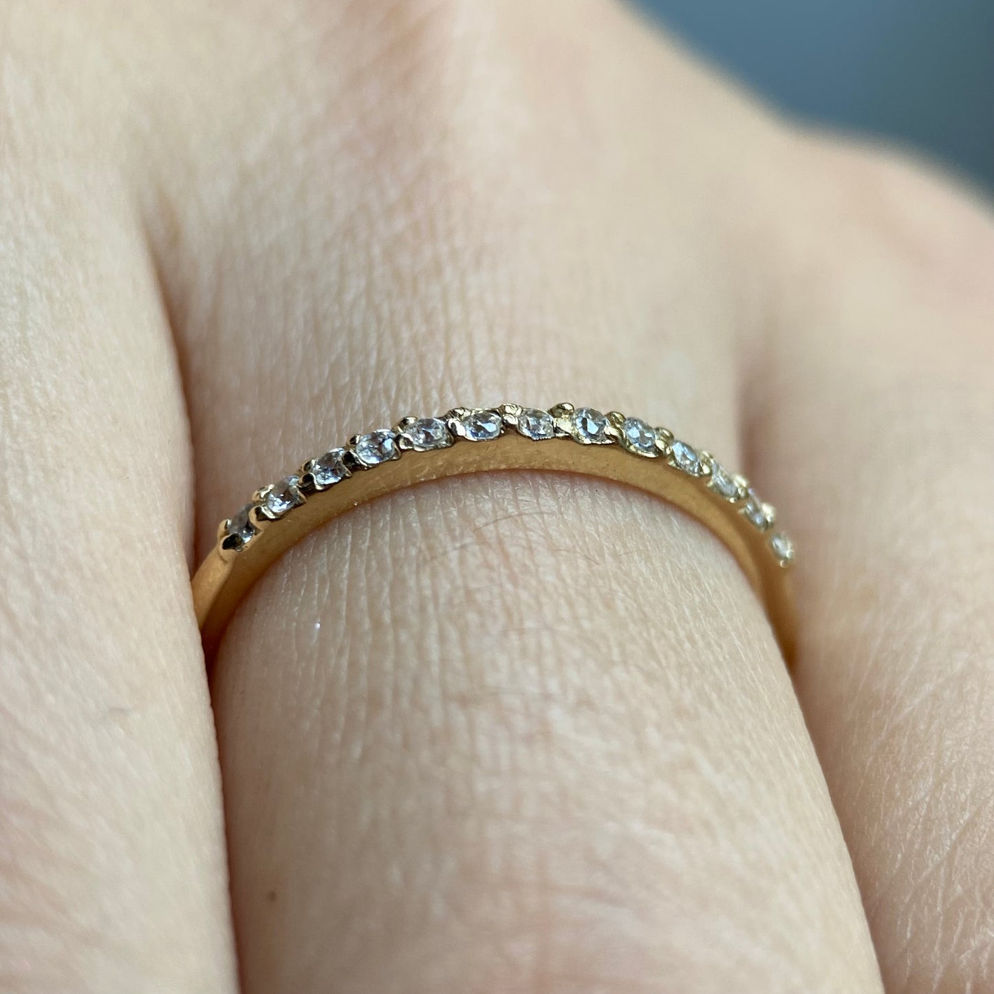 Anillo de compromiso en oro