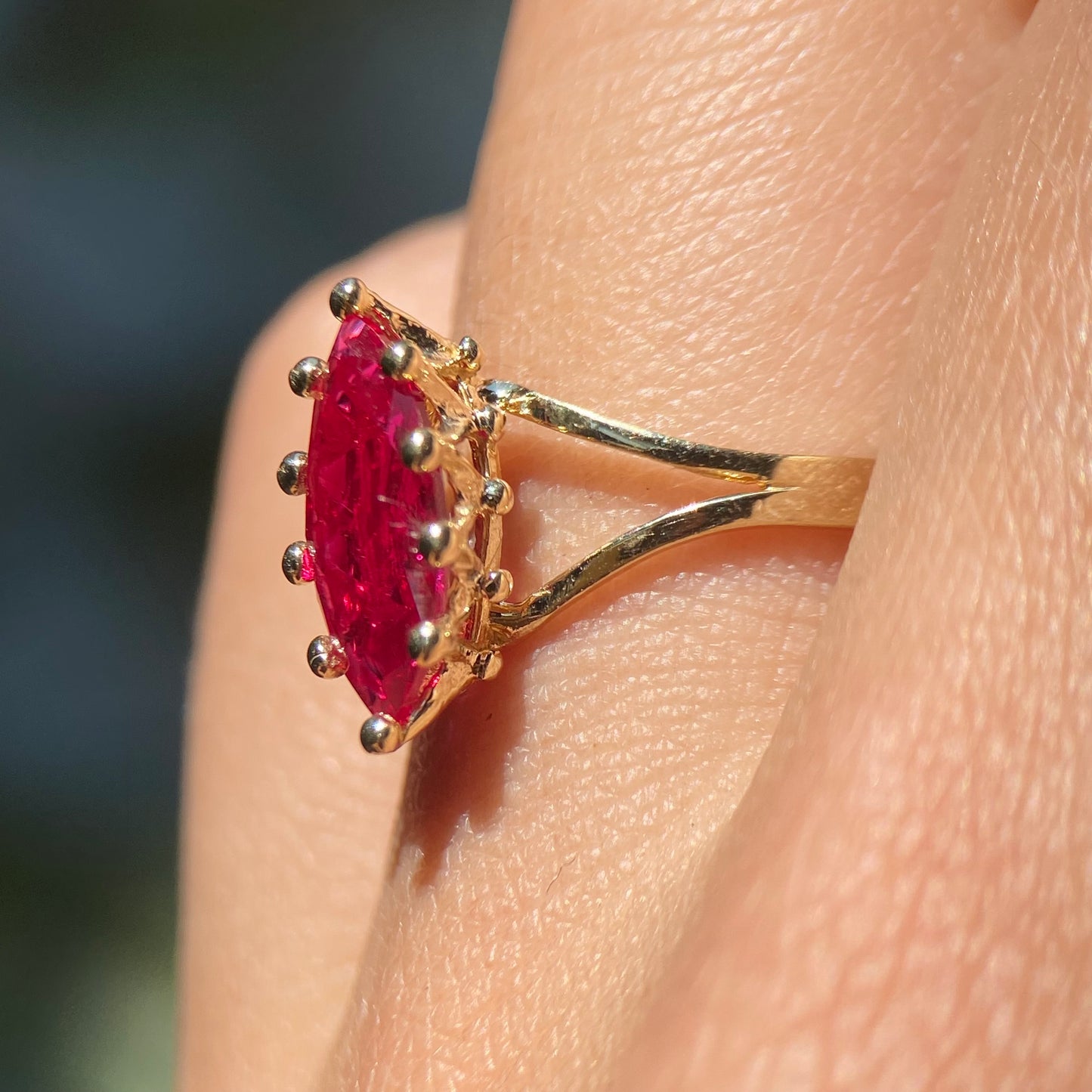Anillo de compromiso en oro
