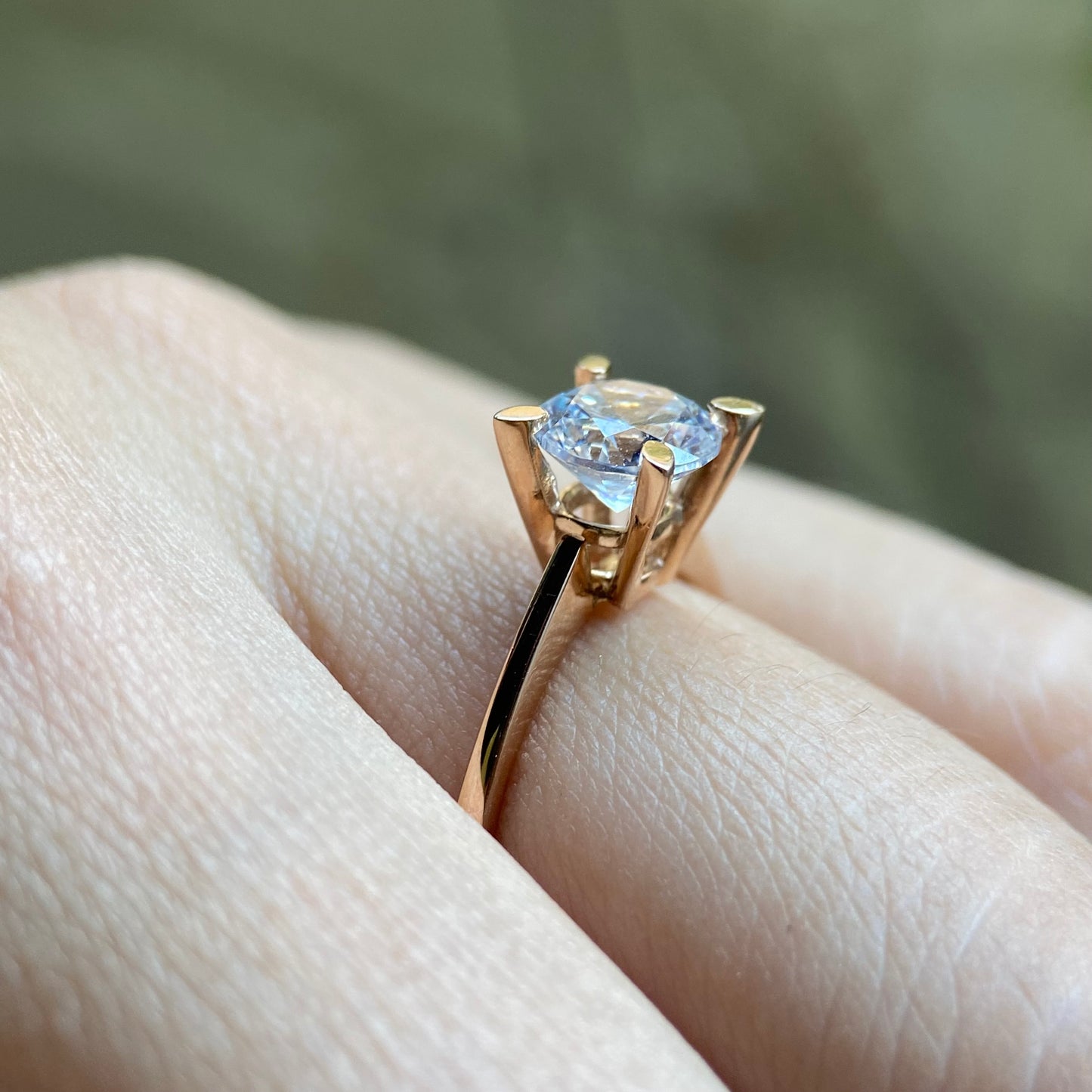 Anillo de compromiso en oro