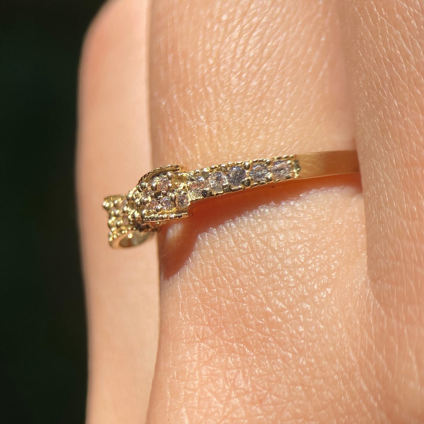 Anillo de compromiso en oro