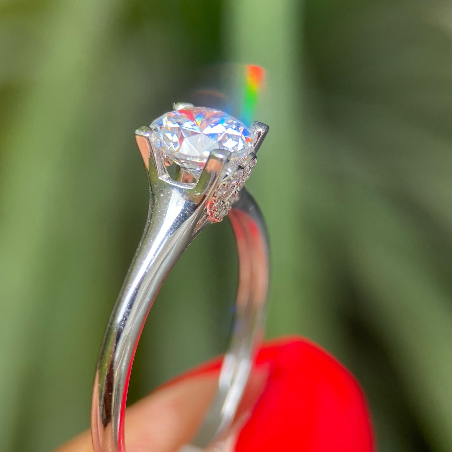 Anillo de compromiso en oro