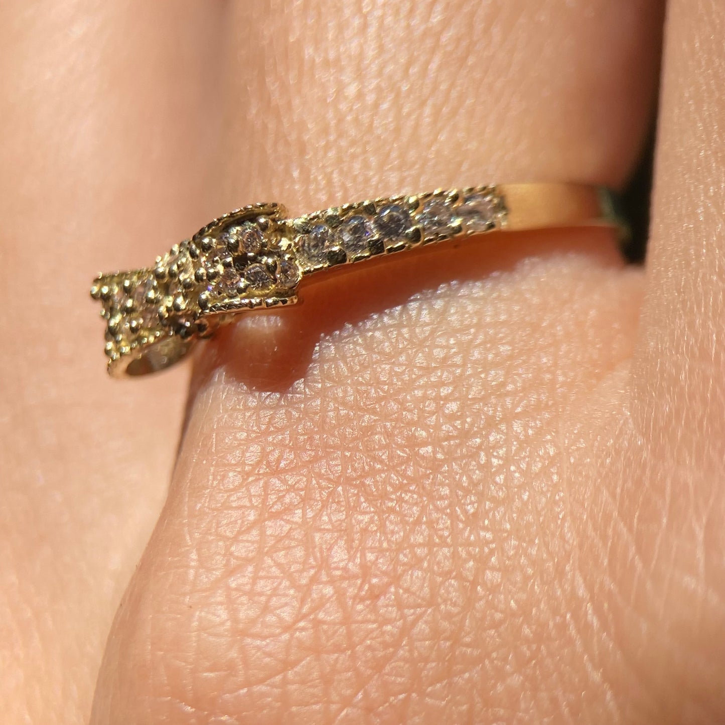 Anillo de compromiso en oro