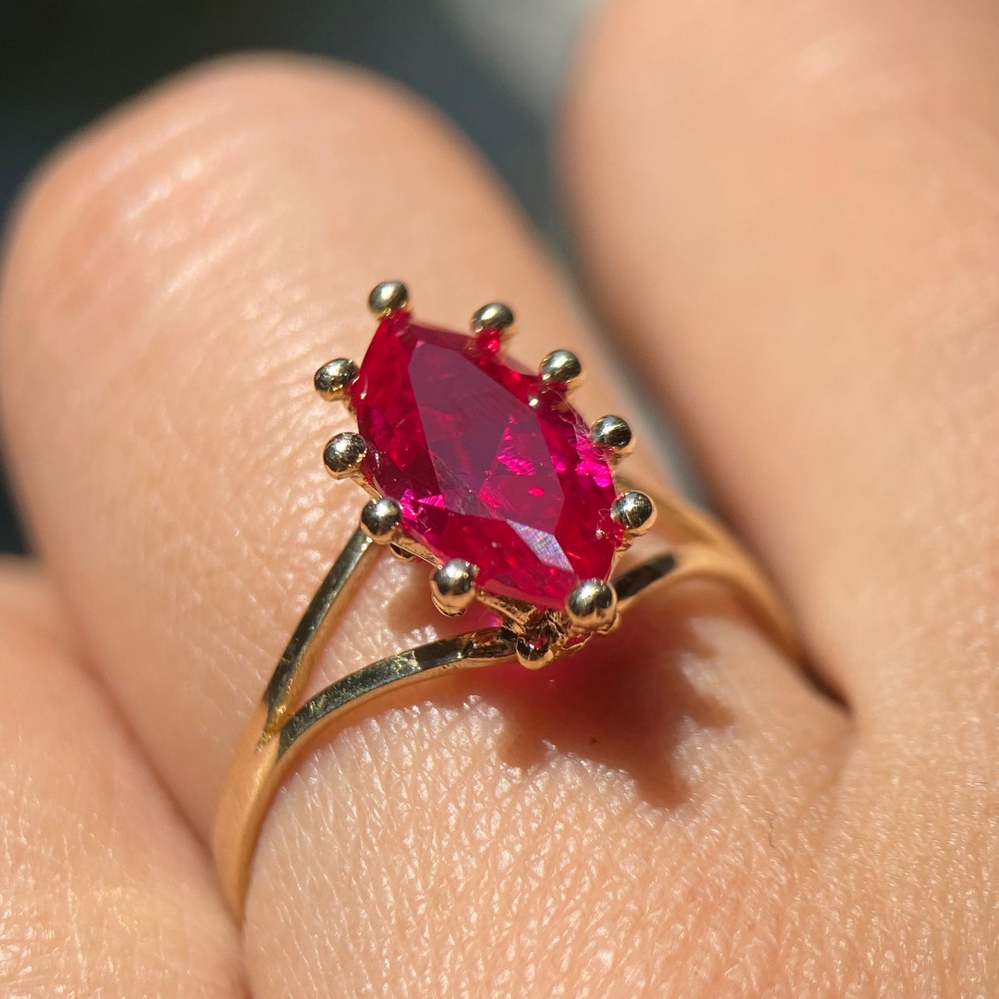 Anillo de compromiso en oro