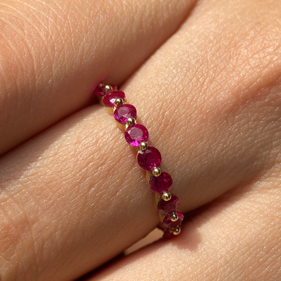 Anillo de compromiso en oro