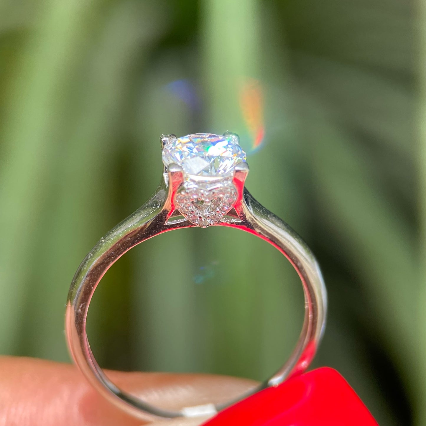 Anillo de compromiso en oro