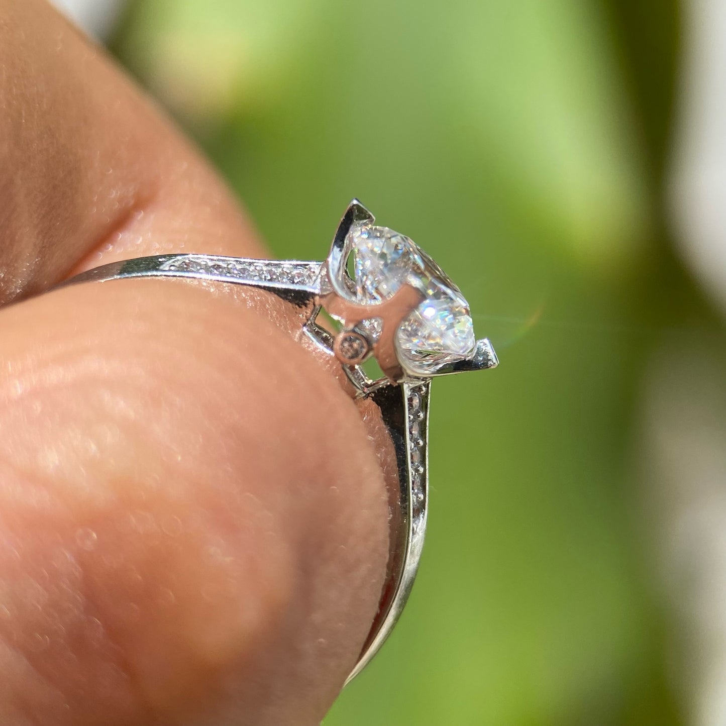 Anillo de compromiso en oro
