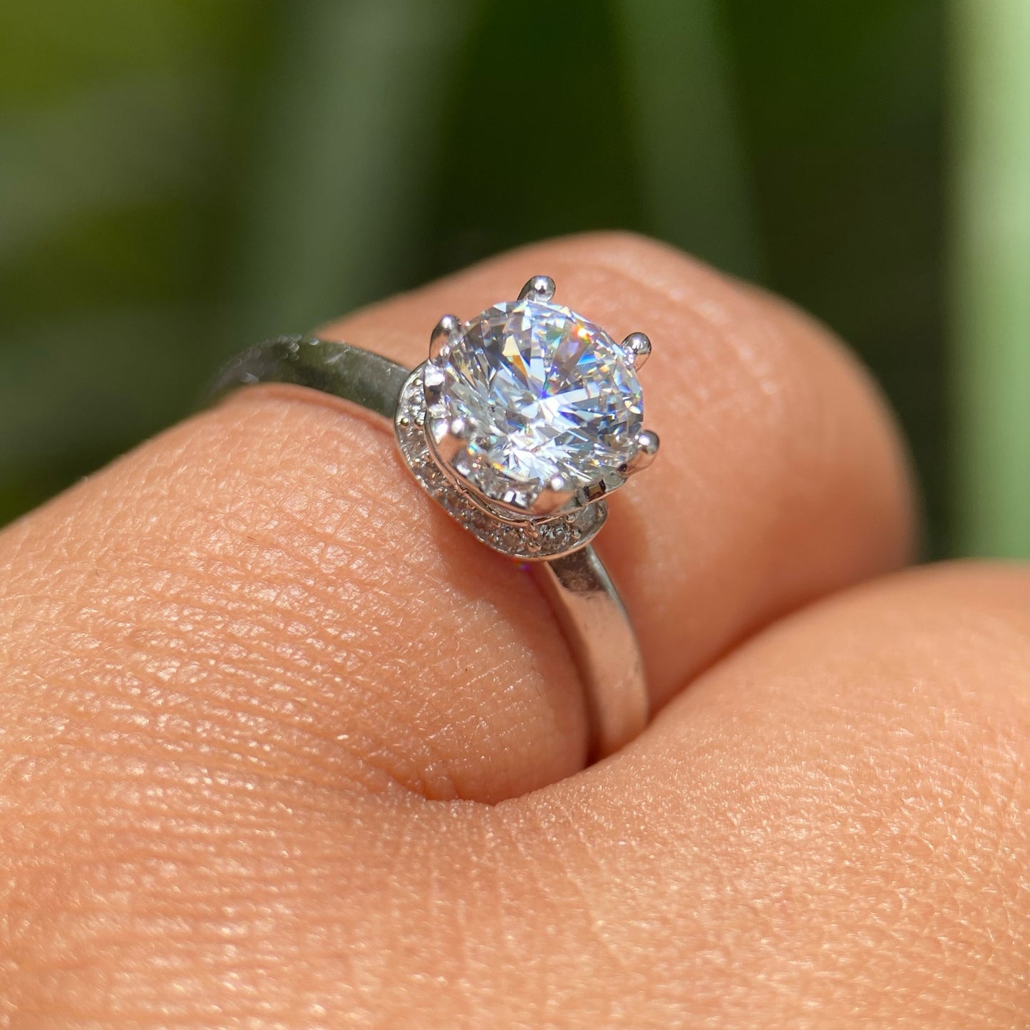 Anillo de compromiso en oro