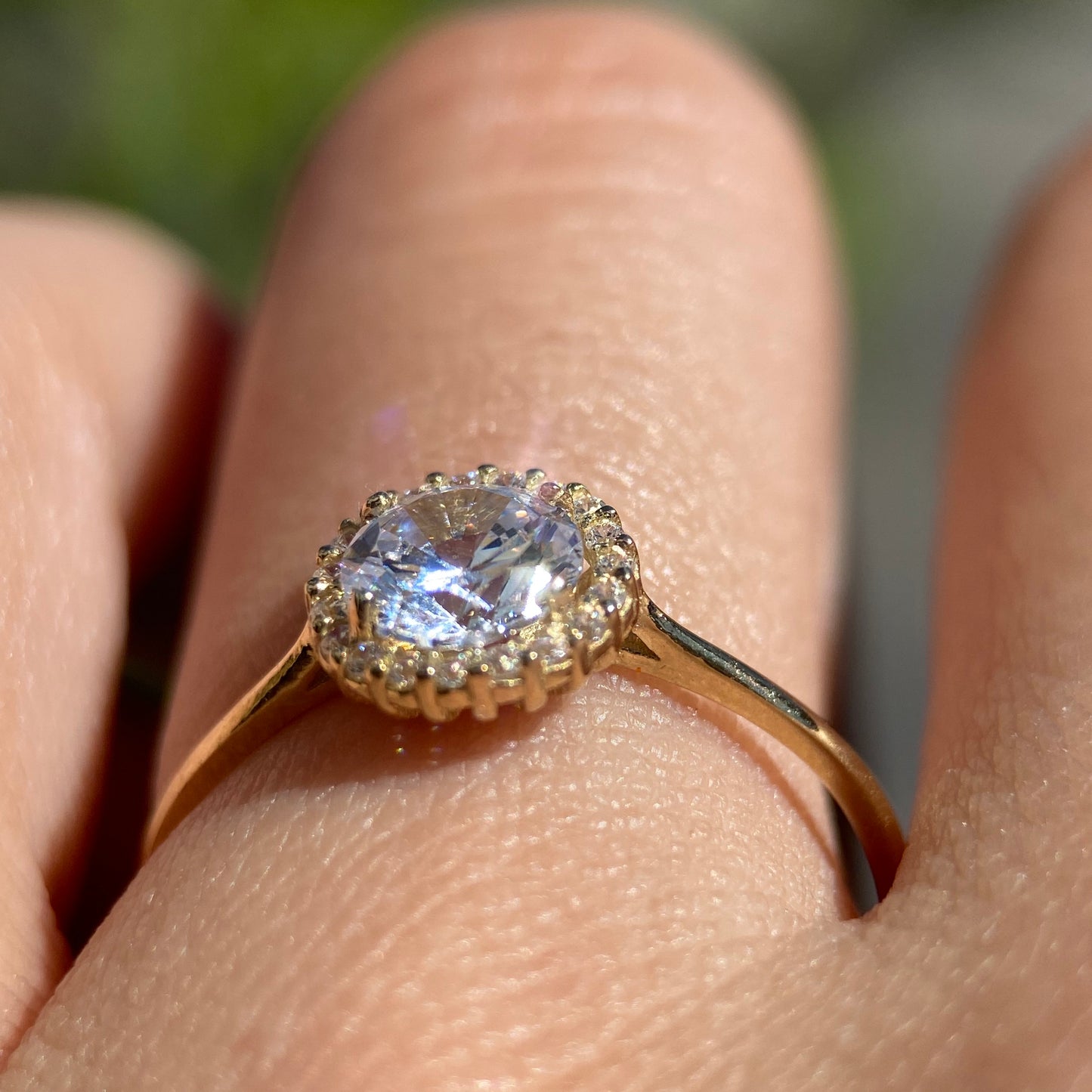 Anillo de compromiso en oro