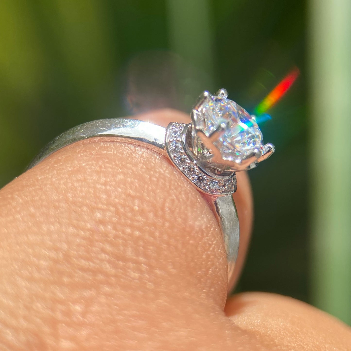 Anillo de compromiso en oro
