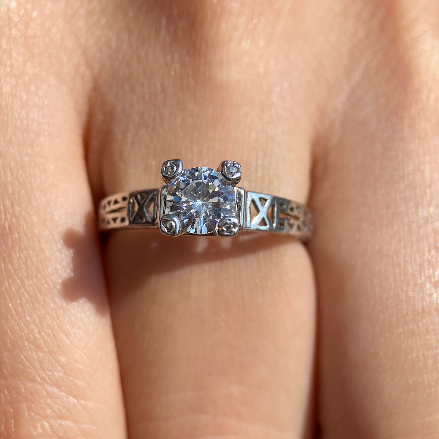 Anillo de compromiso en oro