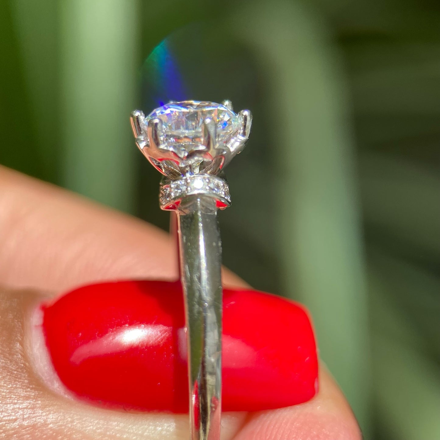 Anillo de compromiso en oro