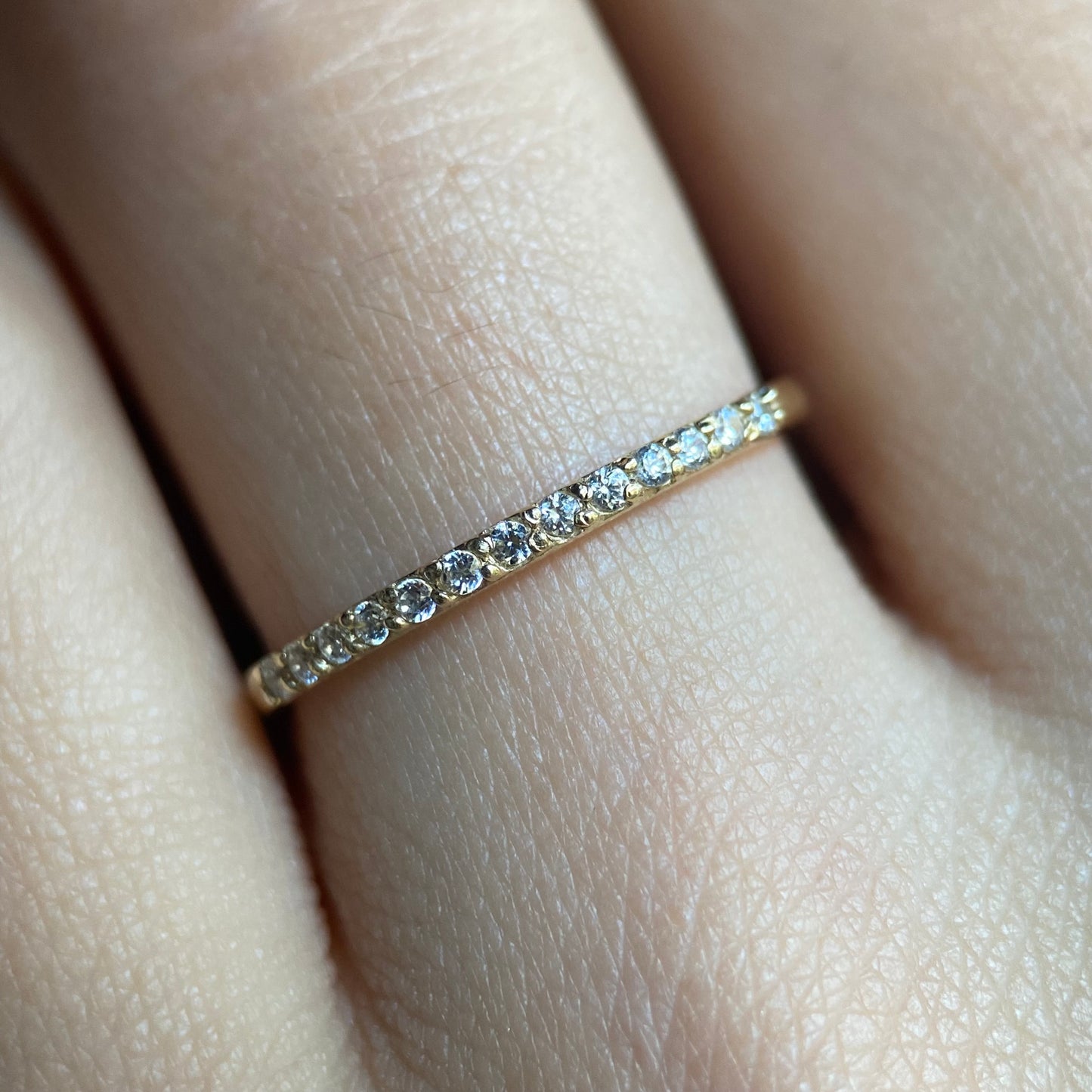 Anillo de compromiso en oro