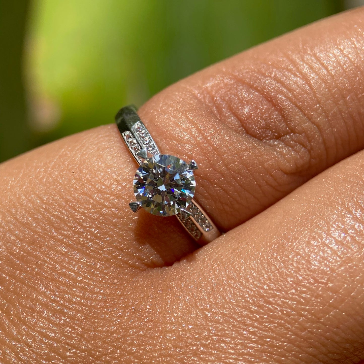 Anillo de compromiso en oro